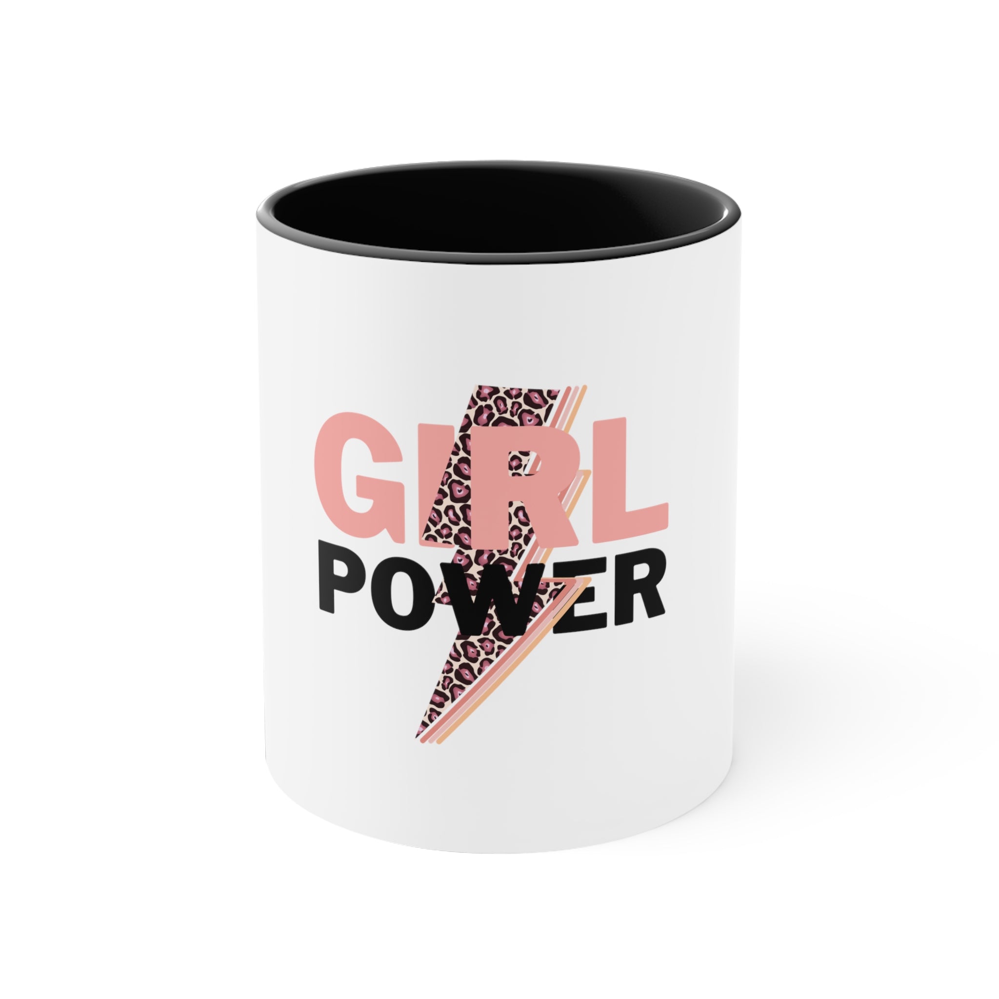 Girl Power Accent Coffee Mug, 11oz