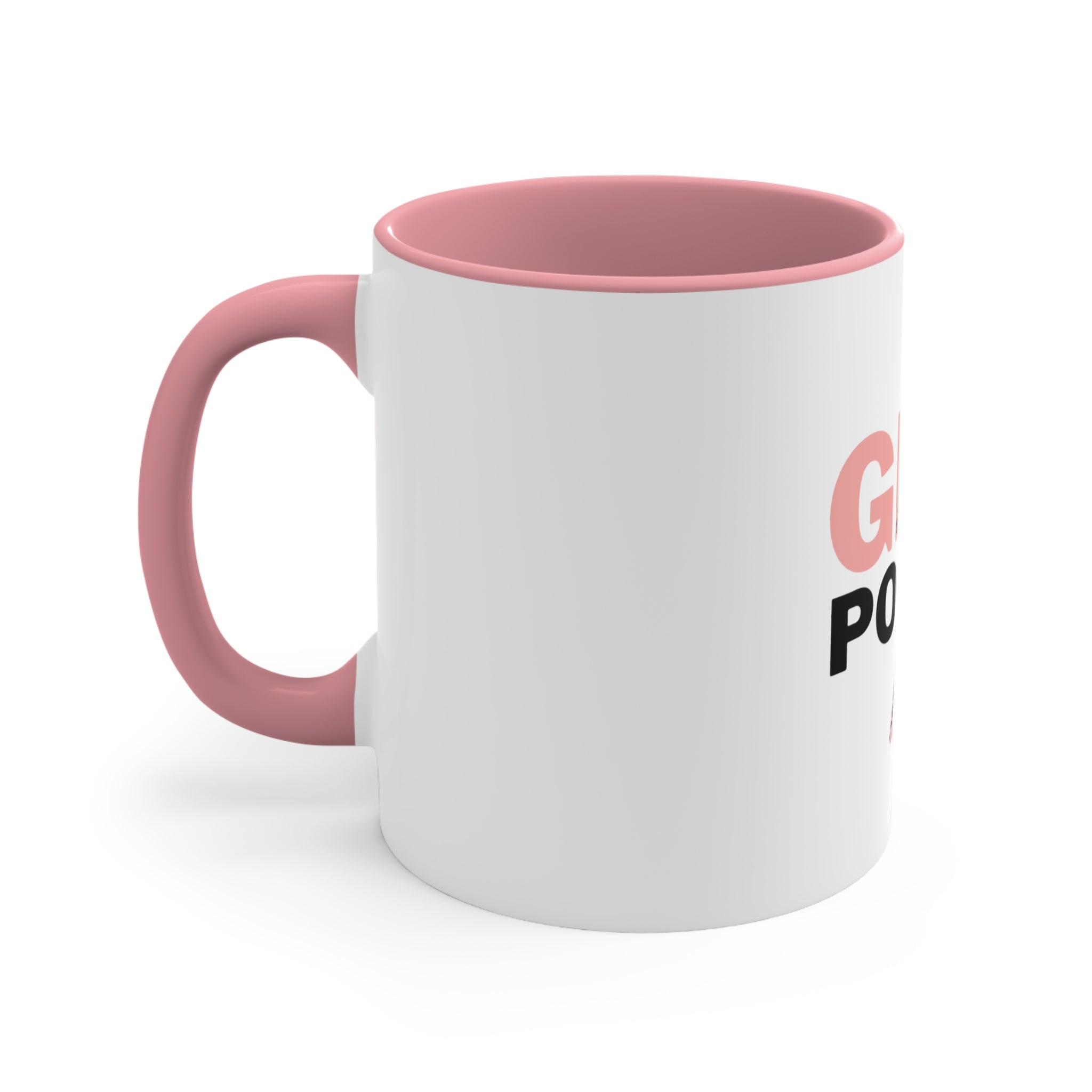 Girl Power Accent Coffee Mug, 11oz