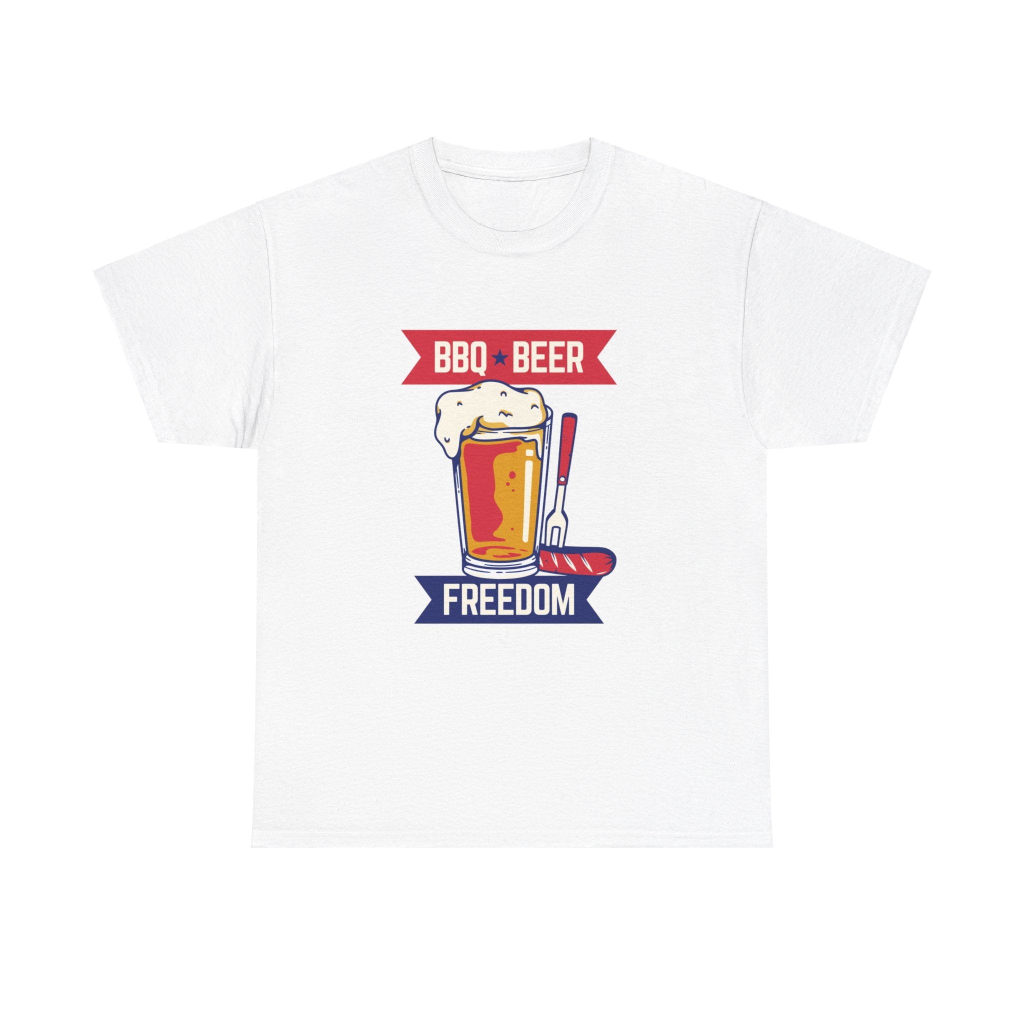 BBQ Beer Freedom Unisex Jersey Short Sleeve T-Shirt