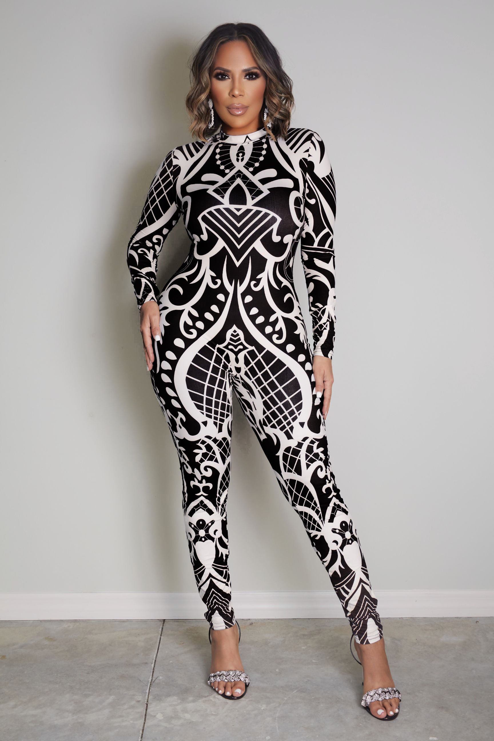 Alaia Geometric Print Jumpsuit