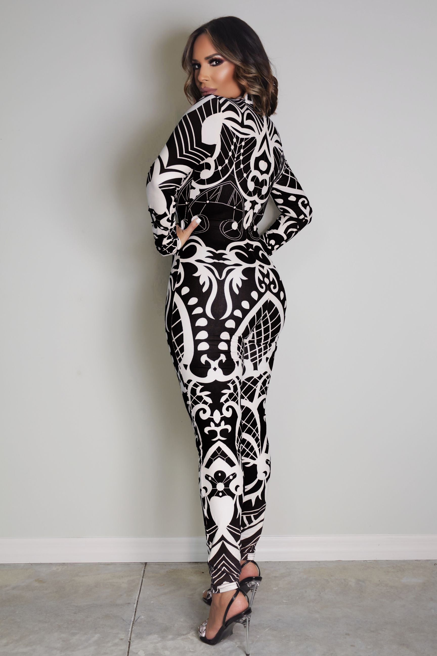 Alaia Geometric Print Jumpsuit