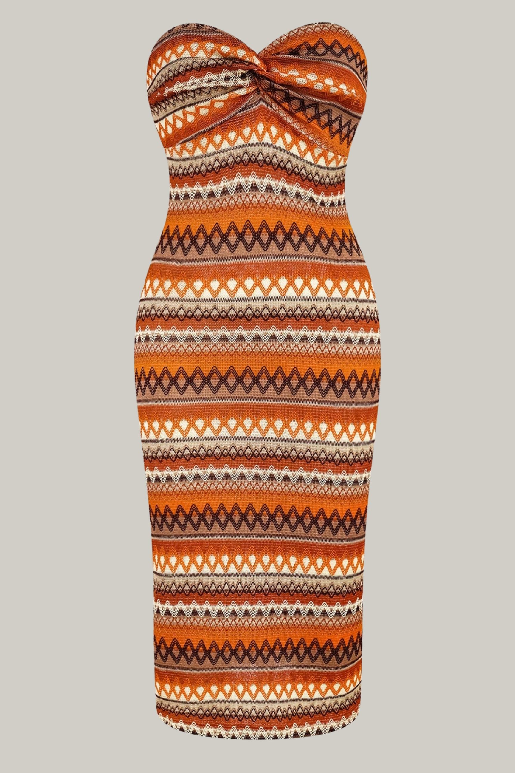 Boho Dream Twisted Strapless Dress