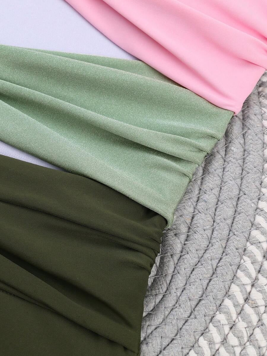 Colorblock Cut-Out One-Piece Swimsuit