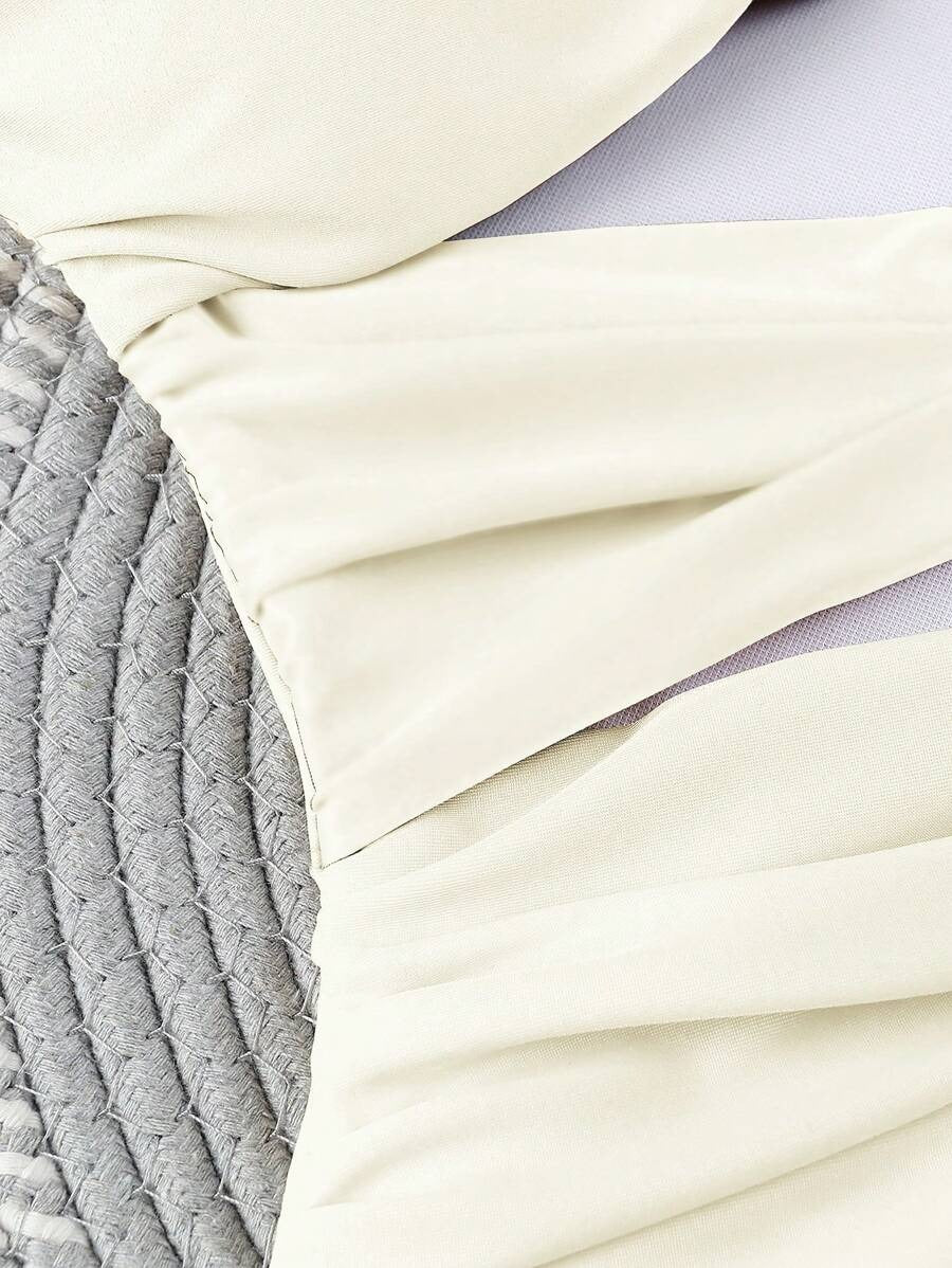 Colorblock Cut-Out One-Piece Swimsuit