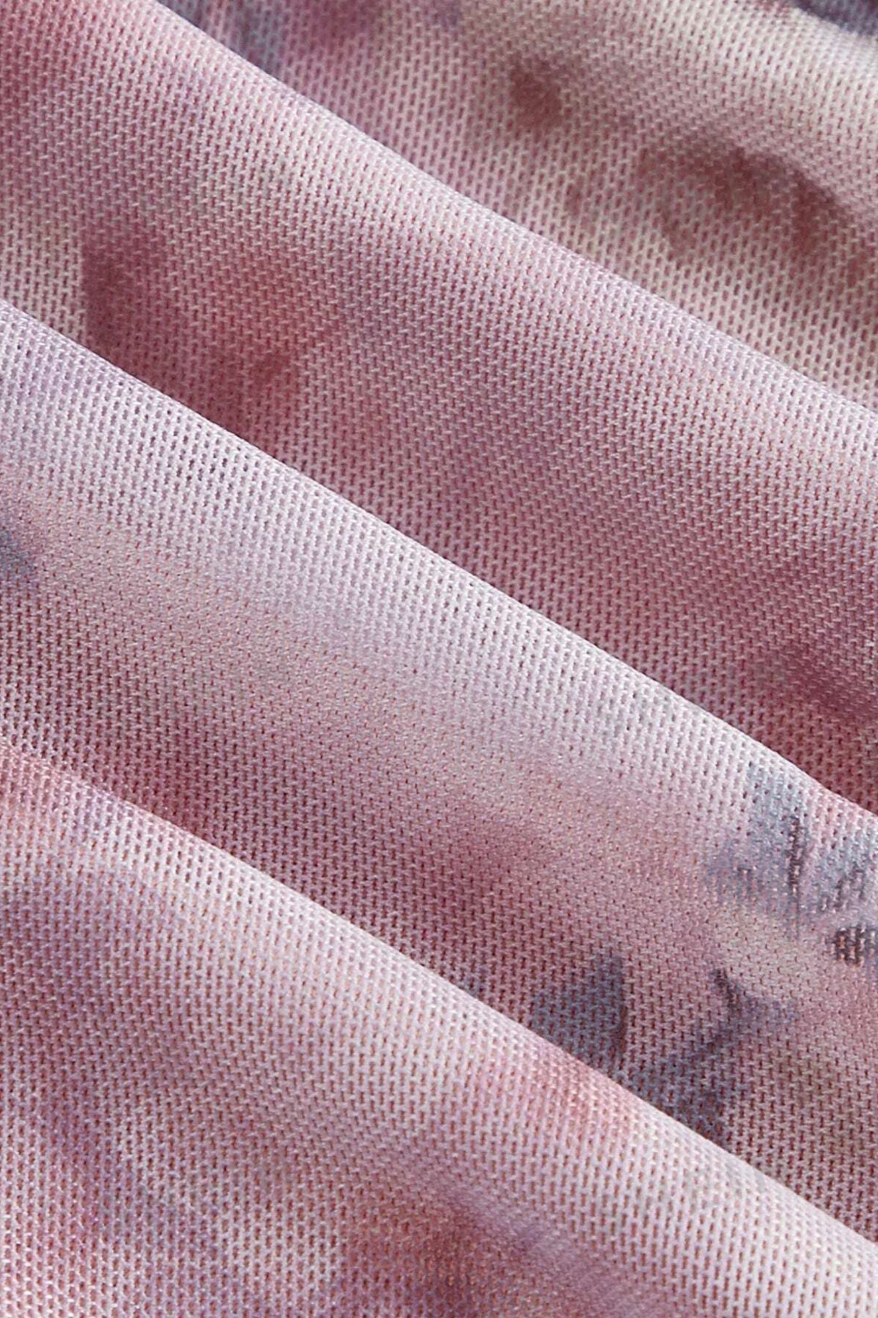 Floral Print Asymmetric Split Dress