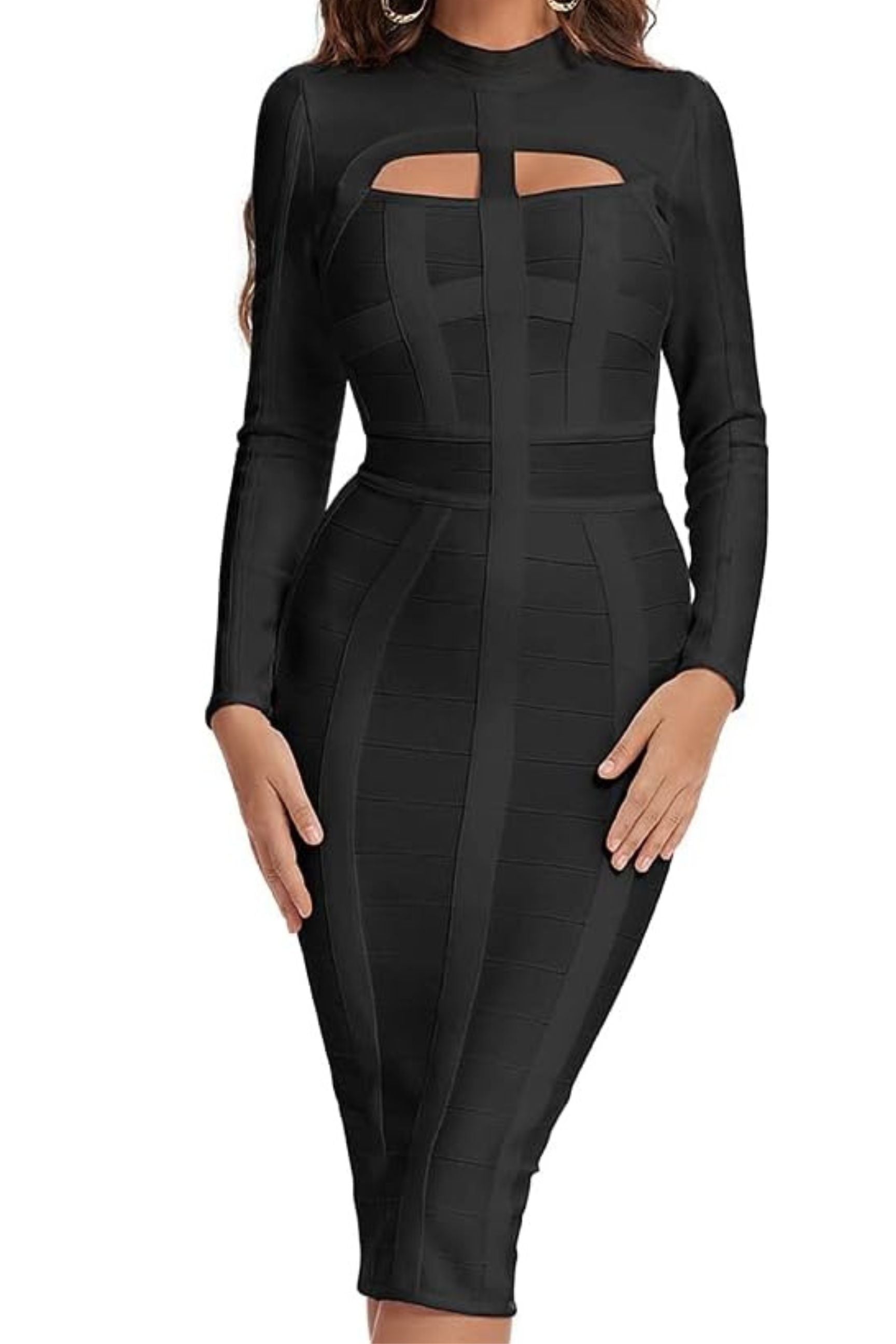 Nyomi Long Sleeves Bandage Dress