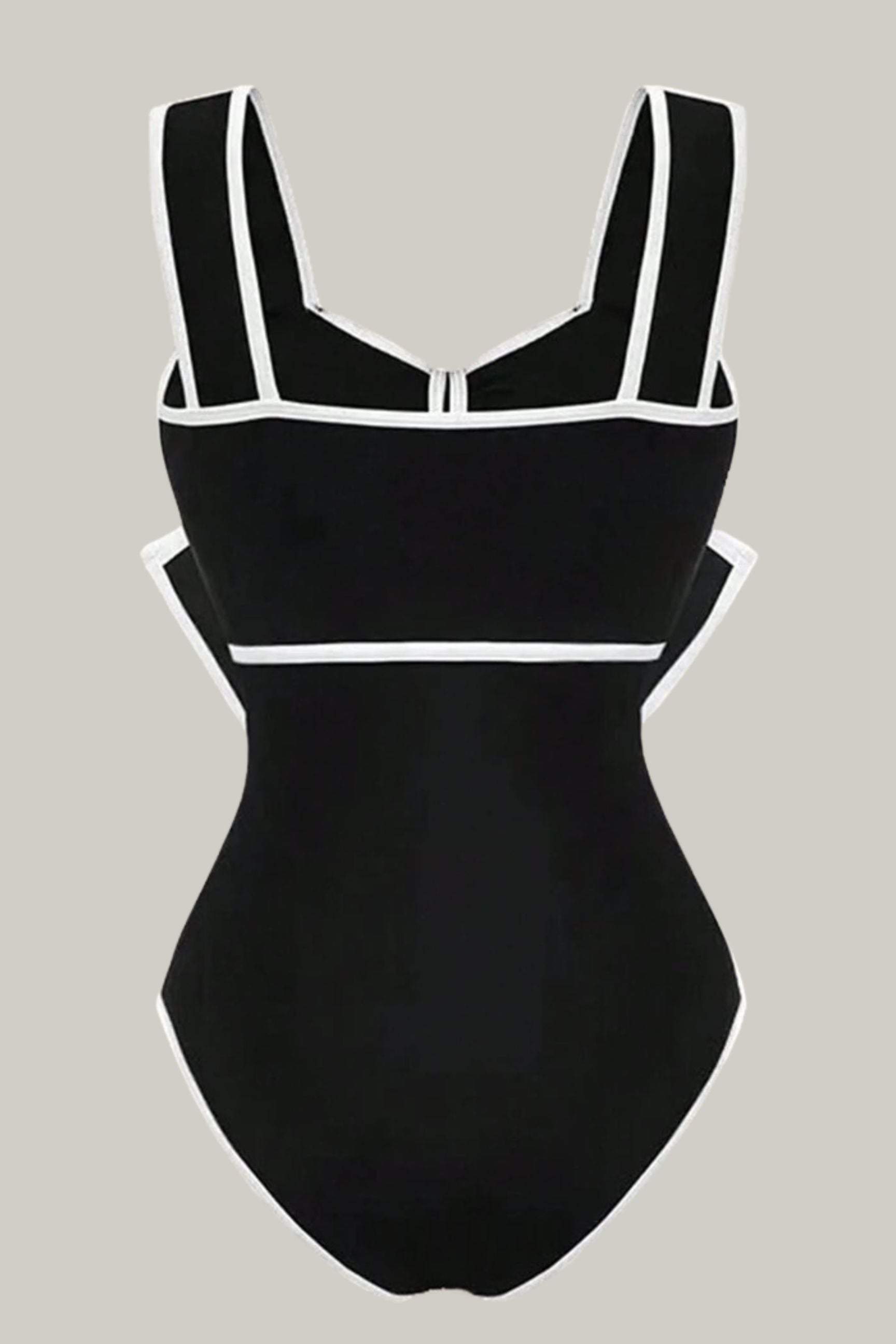 Polka Dot Elegant Swimsuit & Skirt Two-Piece Set