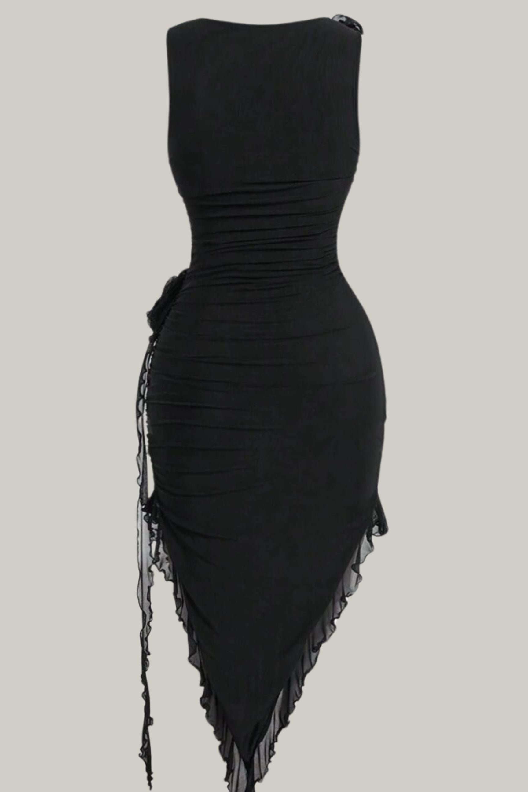 Rosemary 3D Flower Bodycon Dress