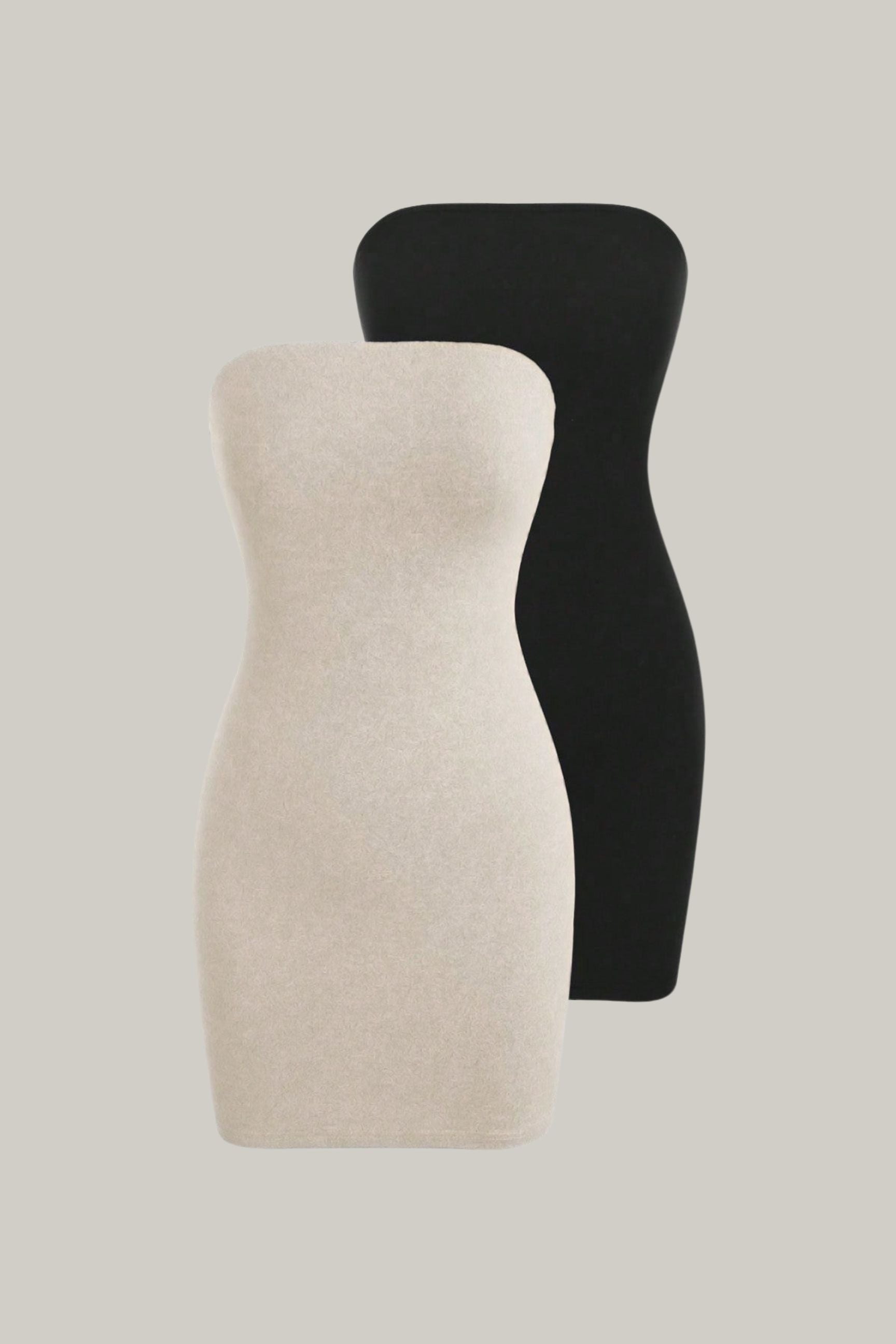 Solid Color Bodycon Tube Dress