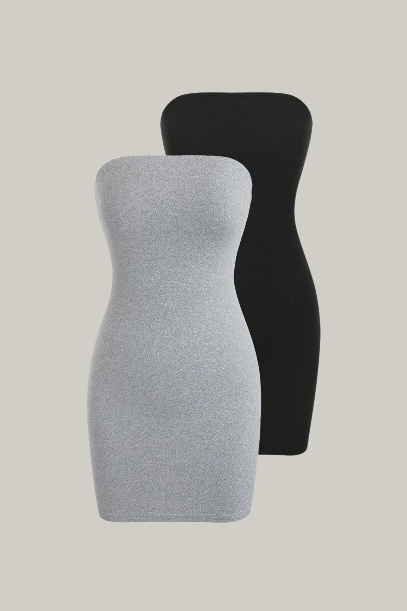 Solid Color Bodycon Tube Dress