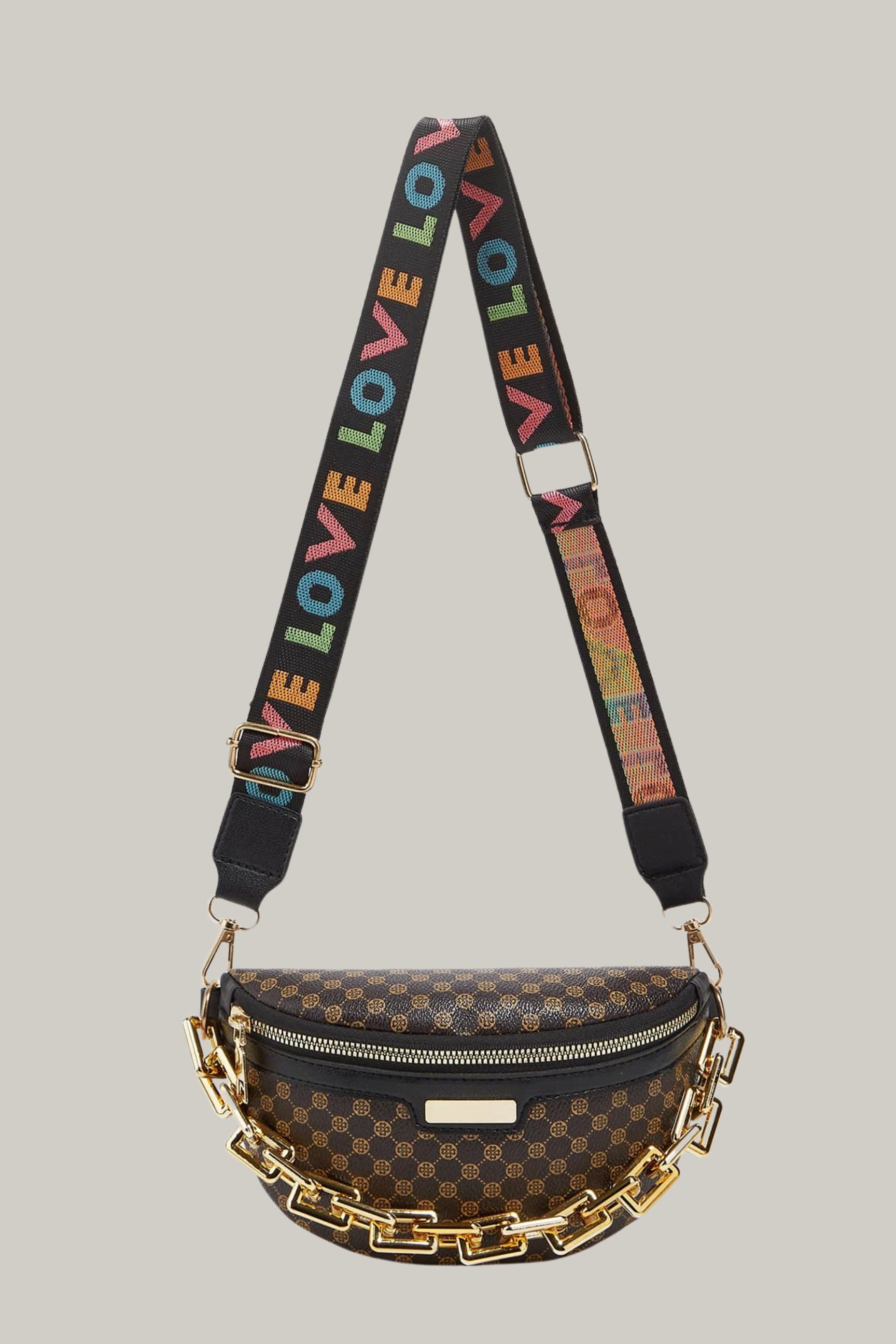 Wide Strap Crossbody Bag