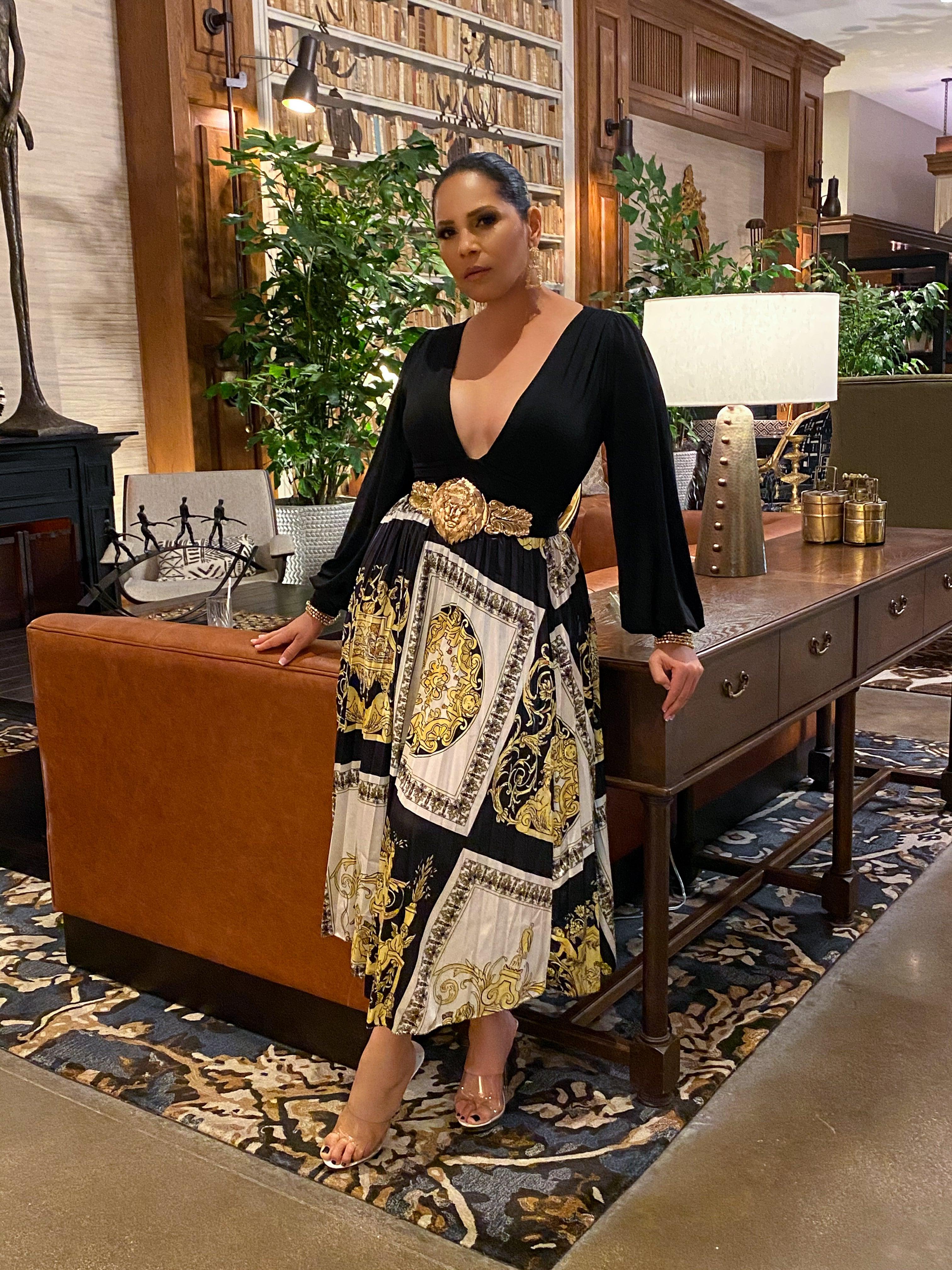 Bellisima Long Sleeves PlungIng Bodysuit - MY SEXY STYLES