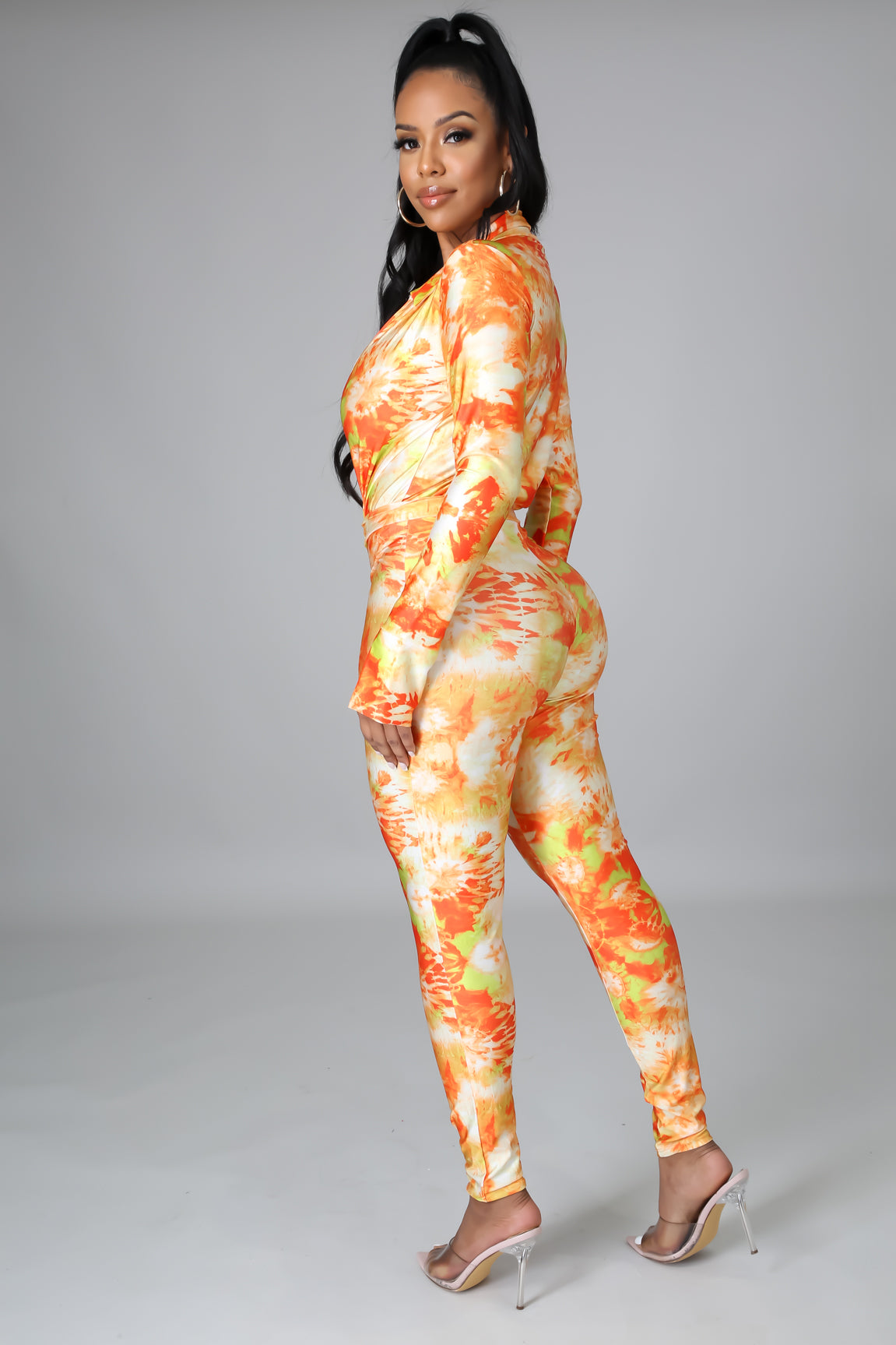 Remi V Neck Bodysuit and Pants Set - MY SEXY STYLES