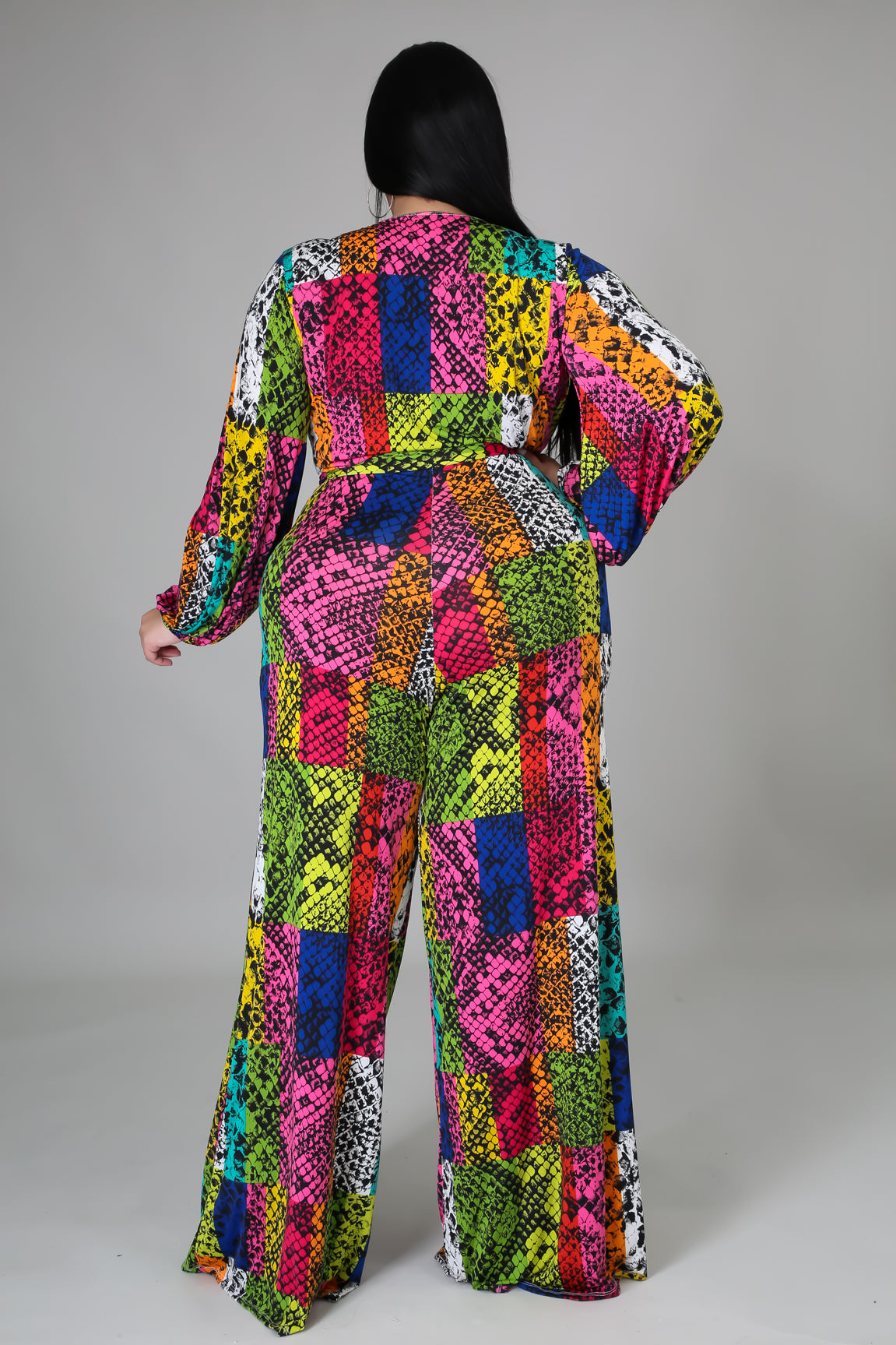 Neon Everlee Multicolor Print Jumpsuit - MY SEXY STYLES
