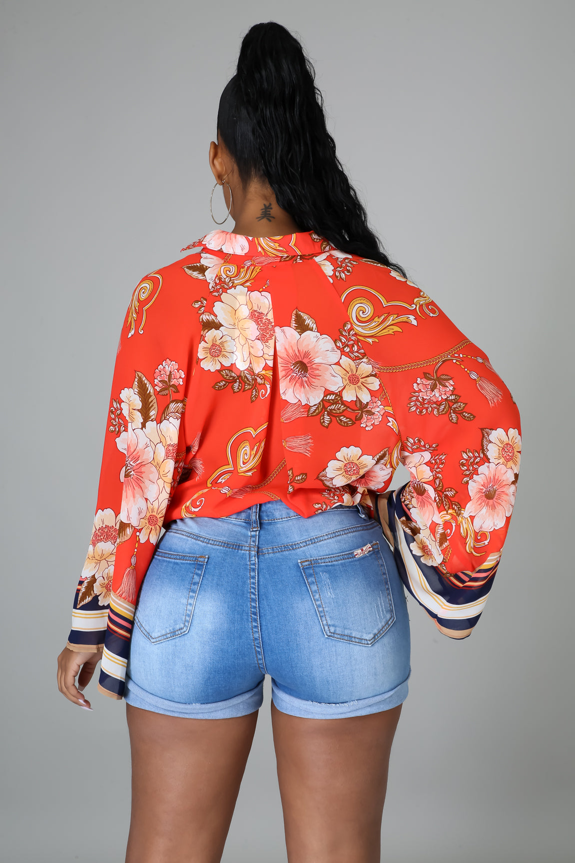 Austin Kimono Floral Top - MY SEXY STYLES