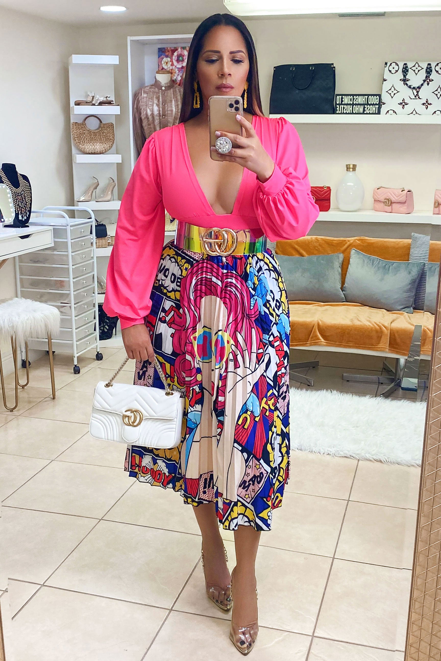 Kehlani ONE SIZE FITS ALL Pleated Skirt - MY SEXY STYLES