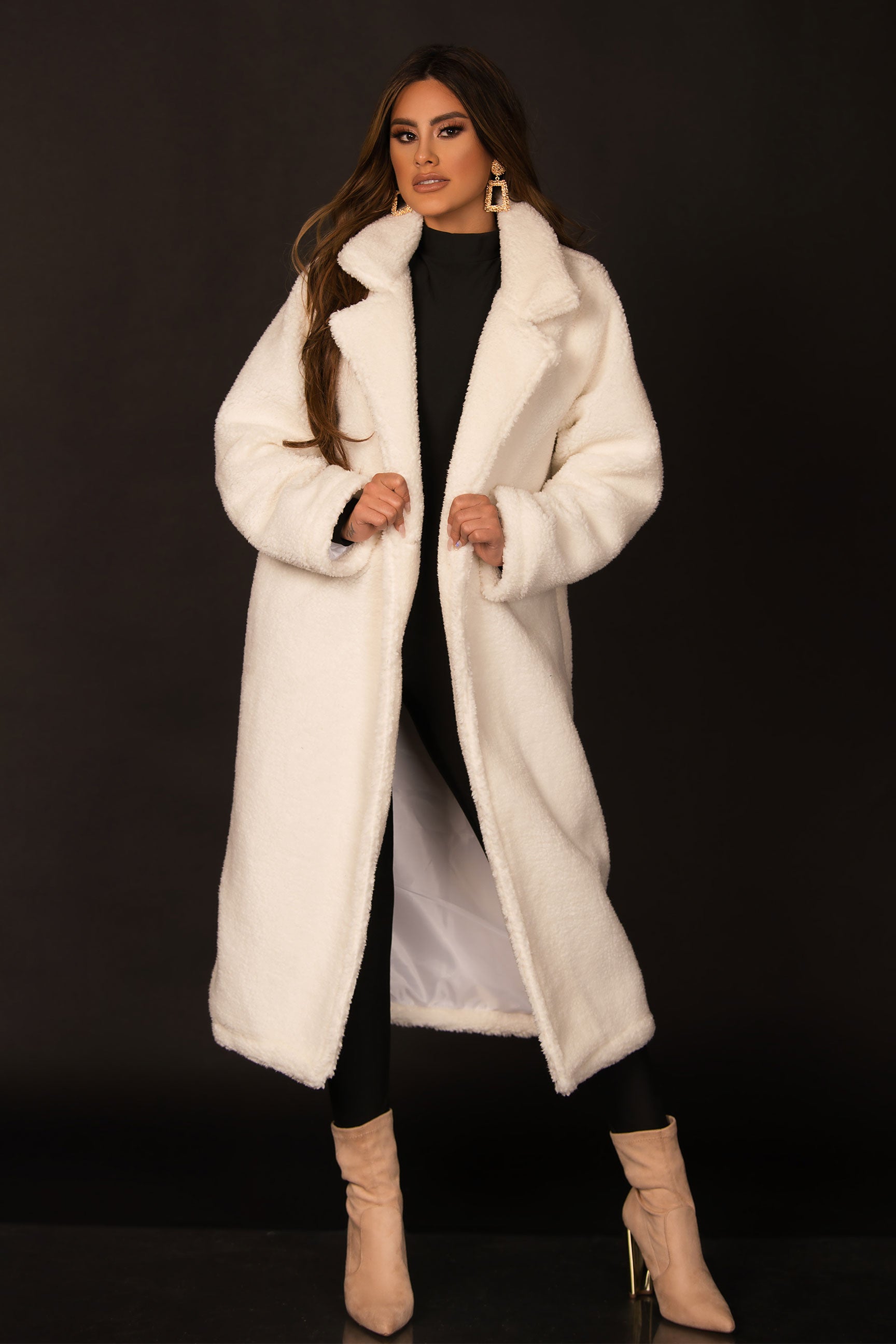 Susan Teddy Bear Fleece Coat - MY SEXY STYLES