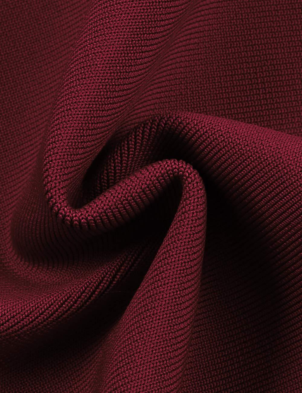 Aitana One Shoulder Sleeveless Knee Length Side Split Fashion Bandage Dress - MY SEXY STYLES