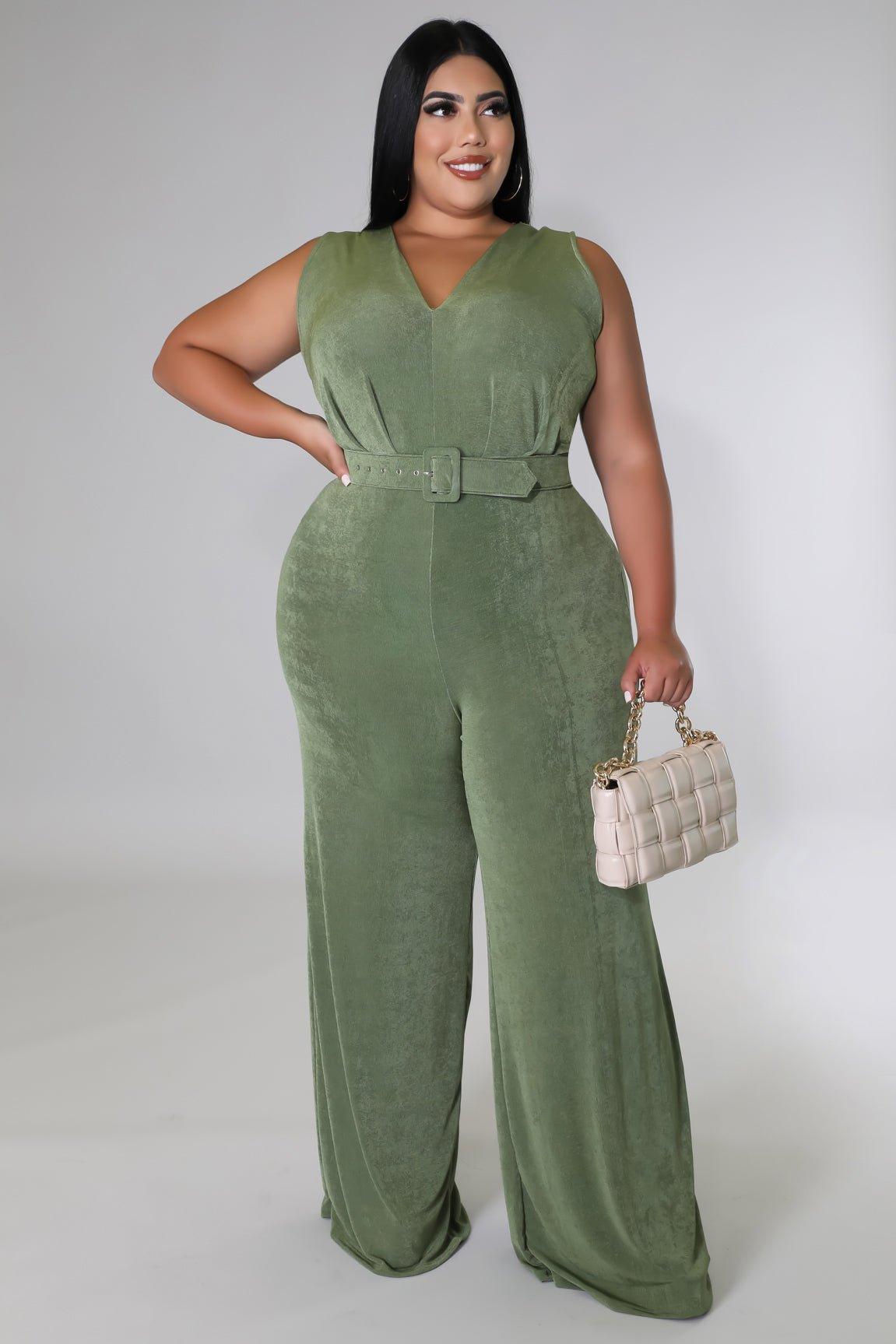 Aliya Belted Jumpsuit - MY SEXY STYLES