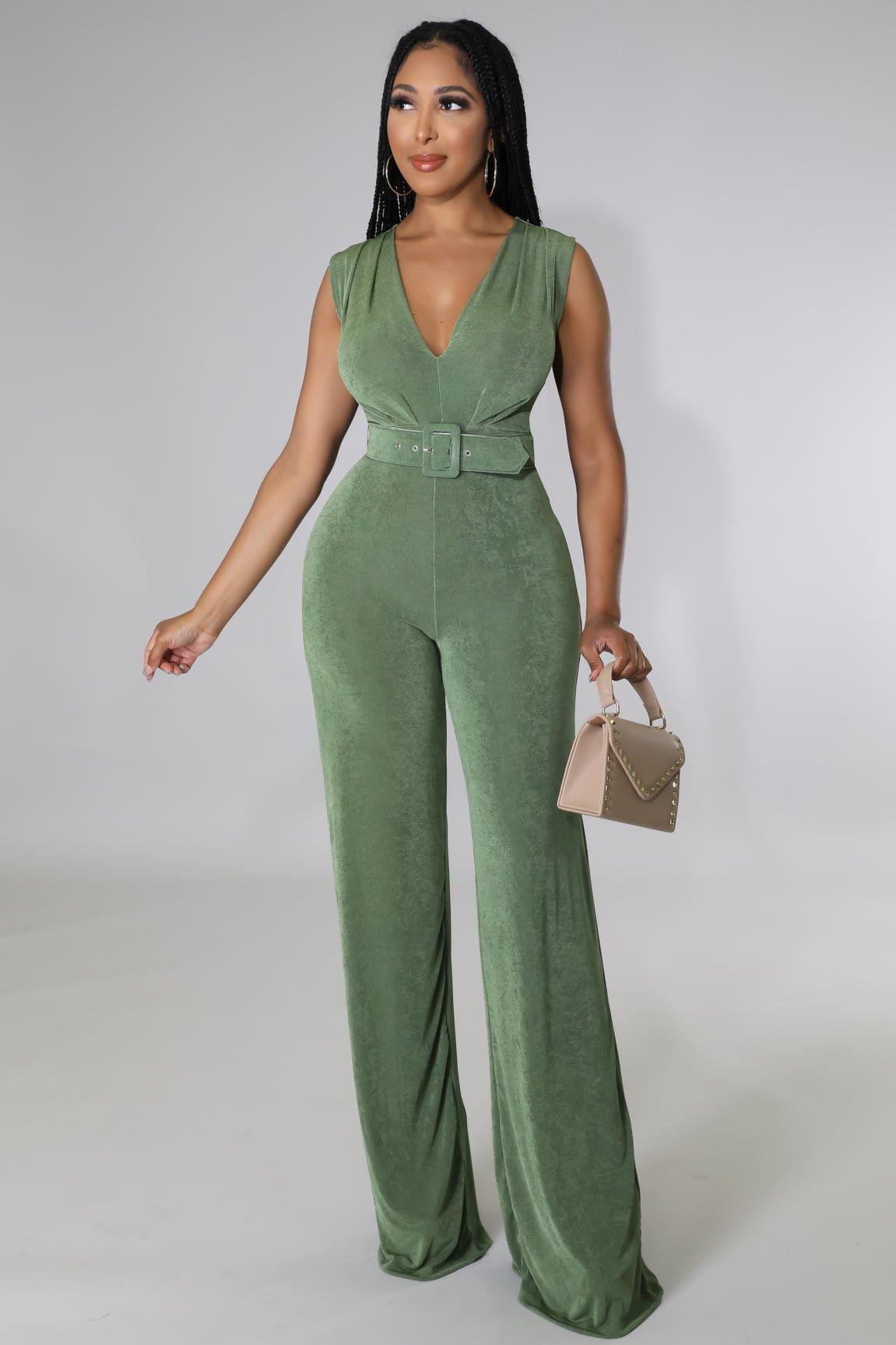 Aliya Belted Jumpsuit - MY SEXY STYLES