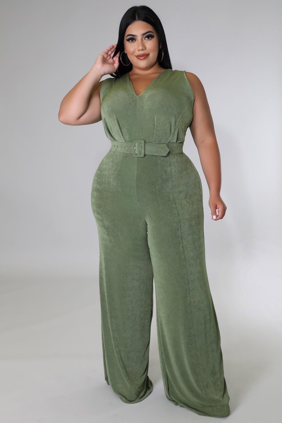 Aliya Belted Jumpsuit - MY SEXY STYLES