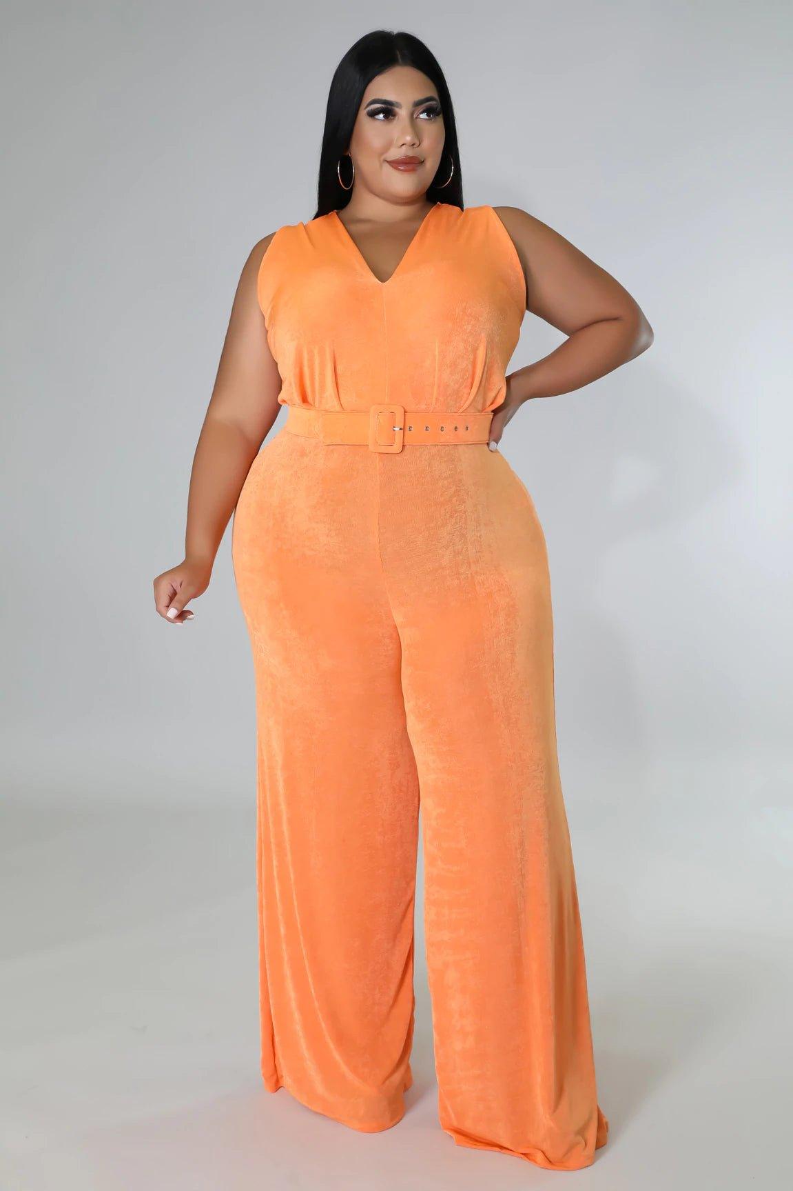 Aliya Belted Jumpsuit - MY SEXY STYLES