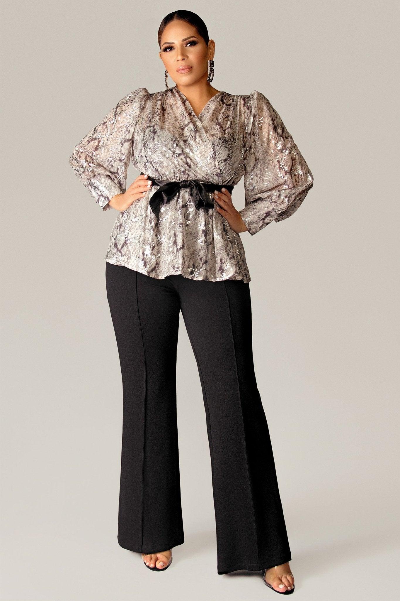 Alora Long Sleeves Blouse - MY SEXY STYLES