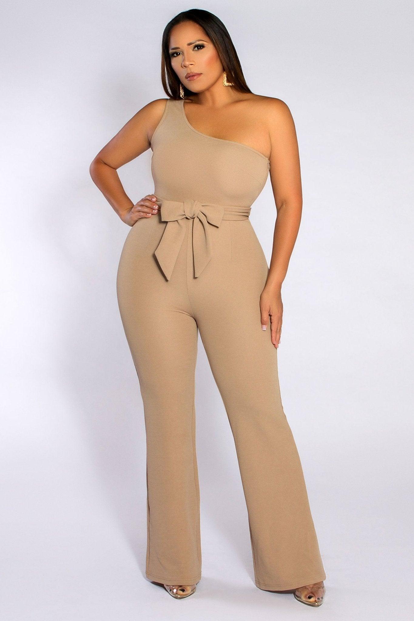 Amoura One Shoulder Jumpsuit - MY SEXY STYLES