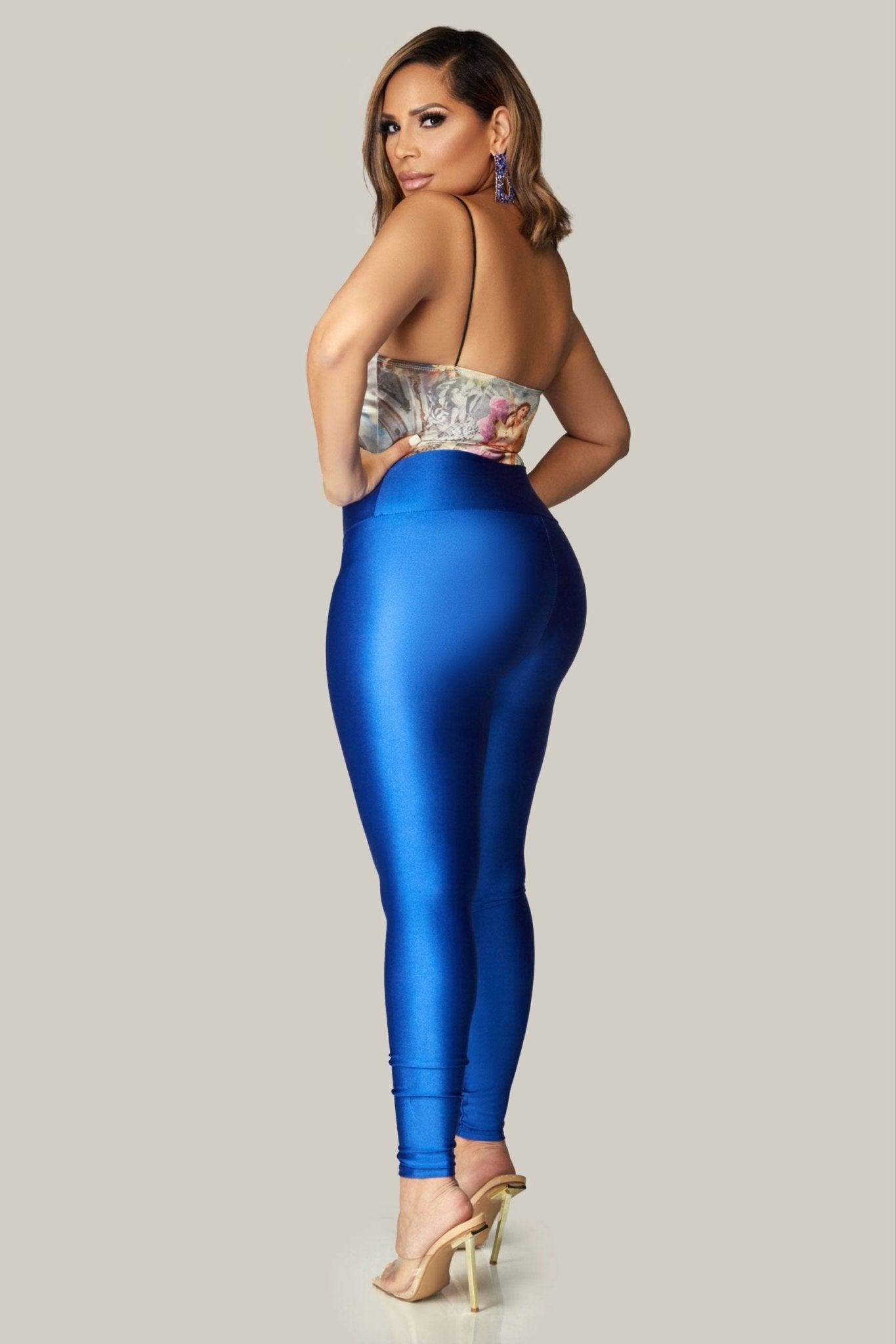 Angels Print Satin Bodysuit - MY SEXY STYLES