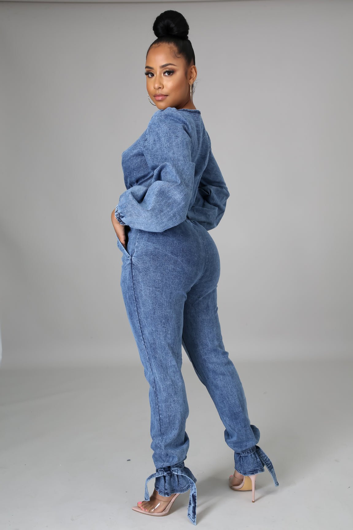 Ariana Denim Jumpsuit - MY SEXY STYLES