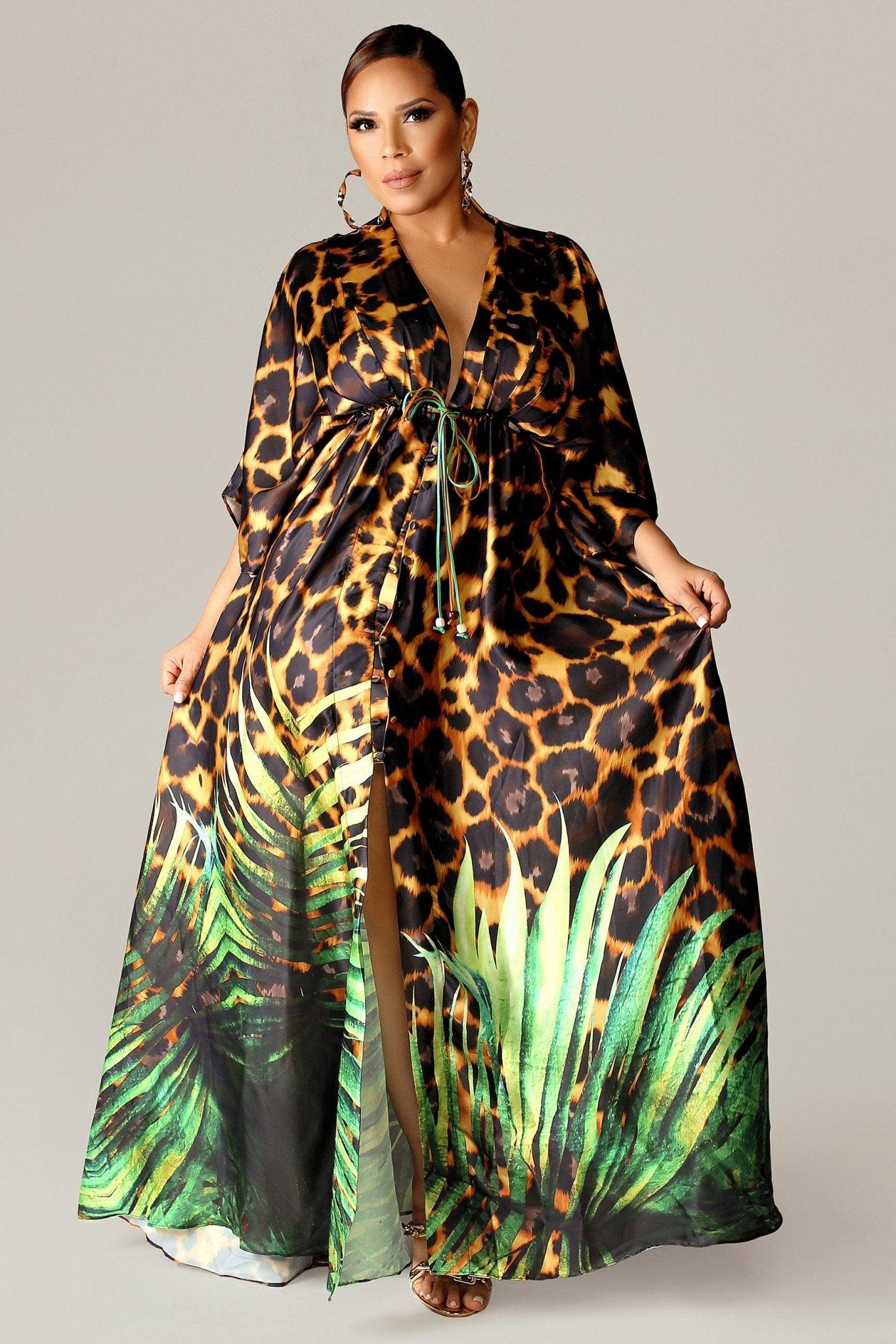 Bora Bora Leopard Maxi Dress - MY SEXY STYLES