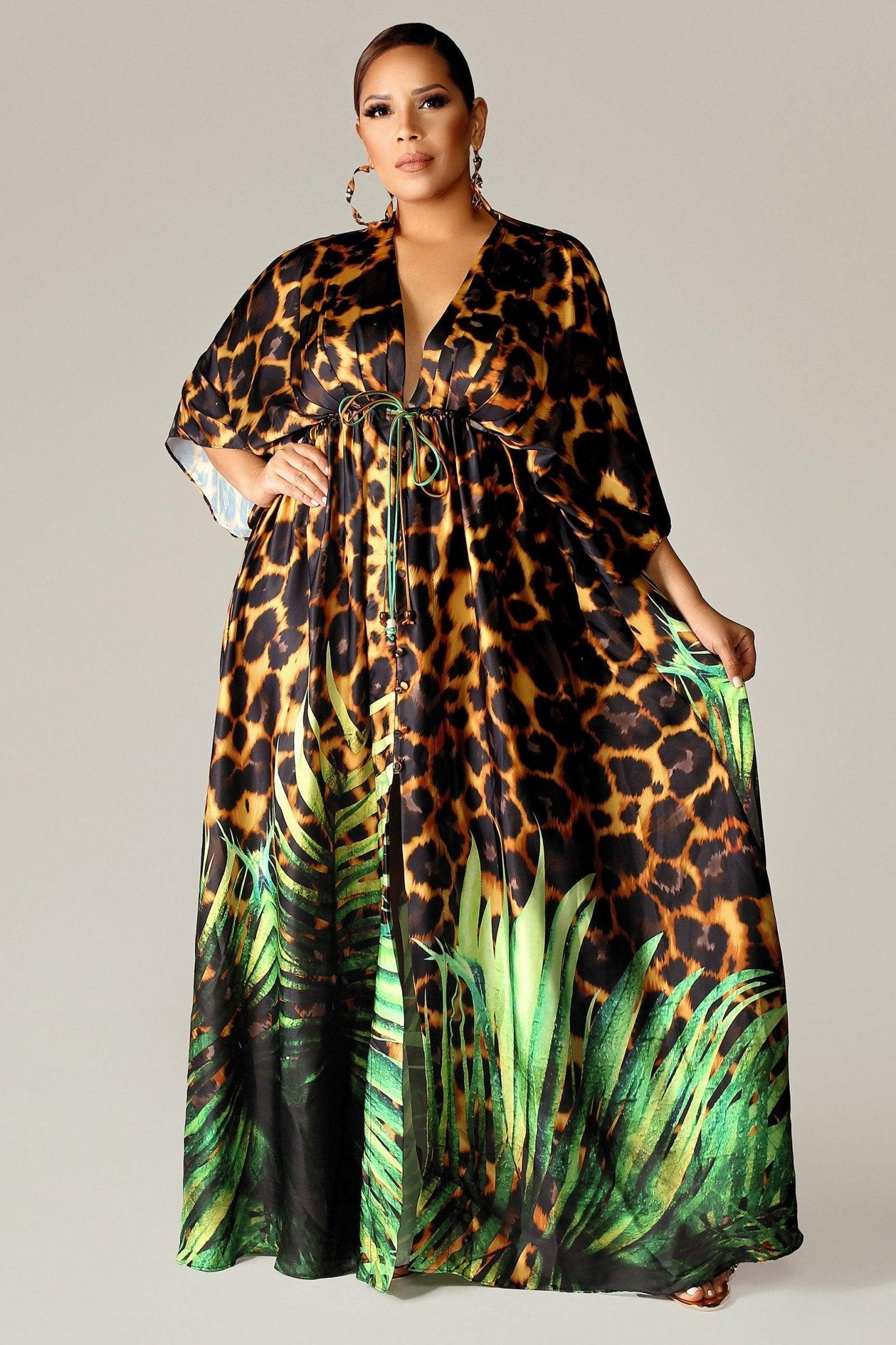 Bora Bora Leopard Maxi Dress - MY SEXY STYLES