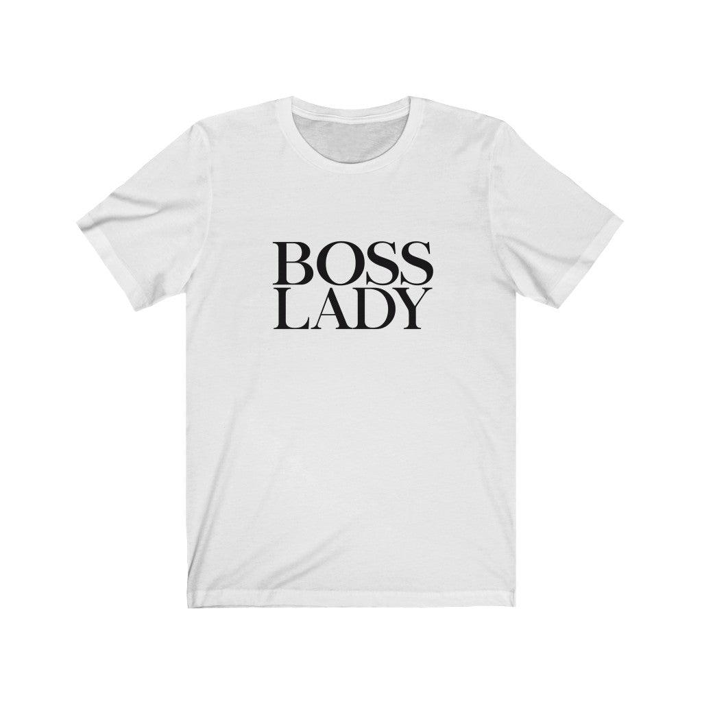 BOSS LADY Jersey Short Sleeve Tee - MY SEXY STYLES