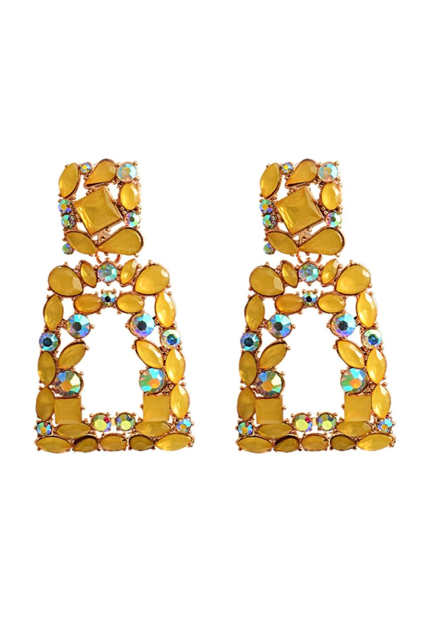 Colored Stones Fashion Earrings - MY SEXY STYLES