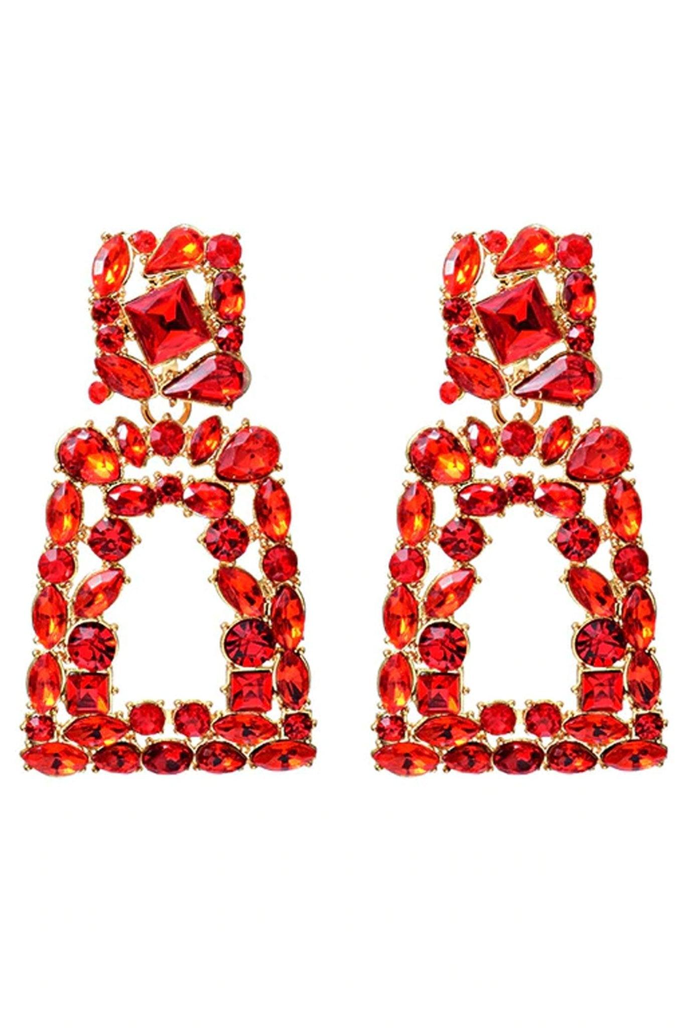 Colored Stones Fashion Earrings - MY SEXY STYLES