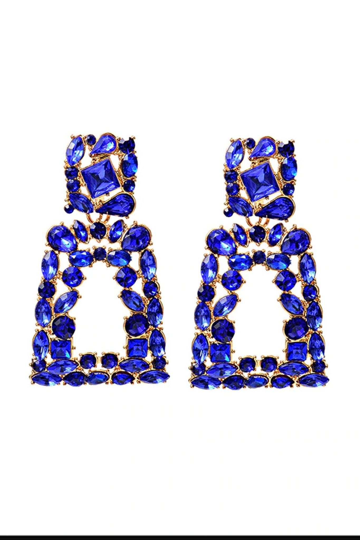 Colored Stones Fashion Earrings - MY SEXY STYLES