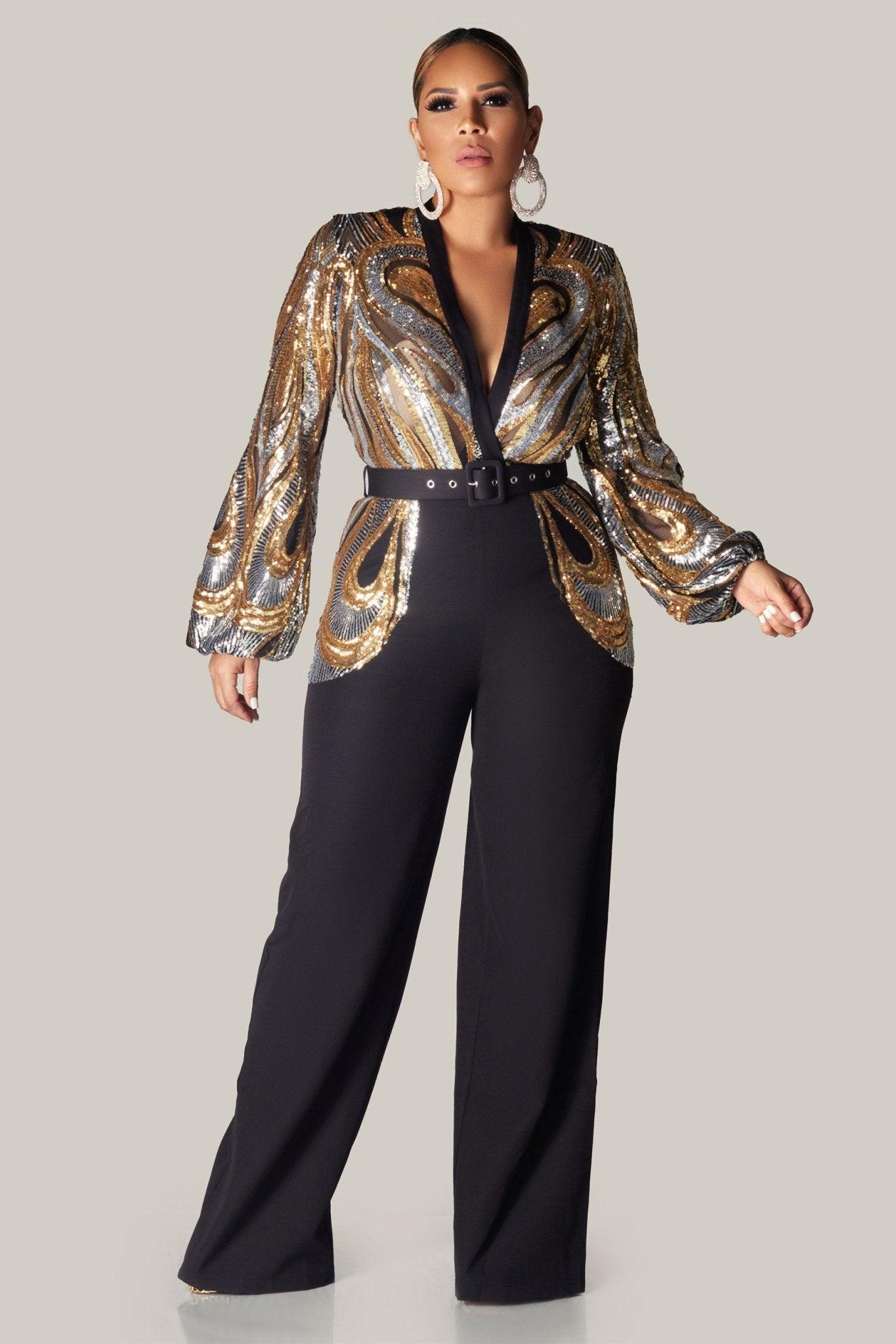 Diamond Goddess Jumpsuit - MY SEXY STYLES