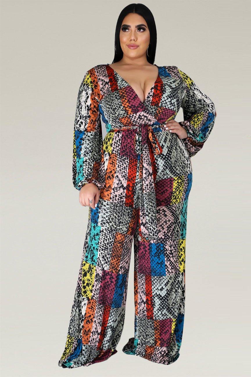 Everlee Multicolor Print Jumpsuit - MY SEXY STYLES