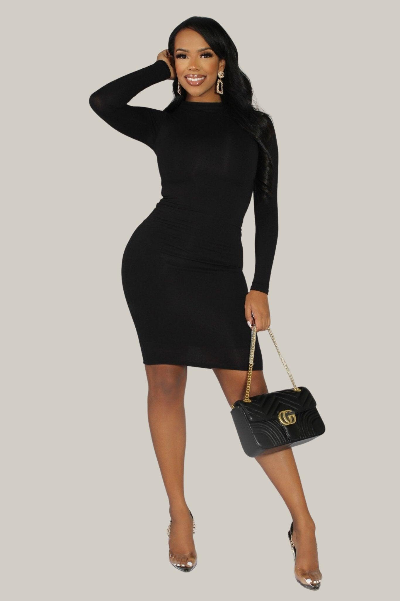 Gloria Classy Staple Double Lined Dress - MY SEXY STYLES