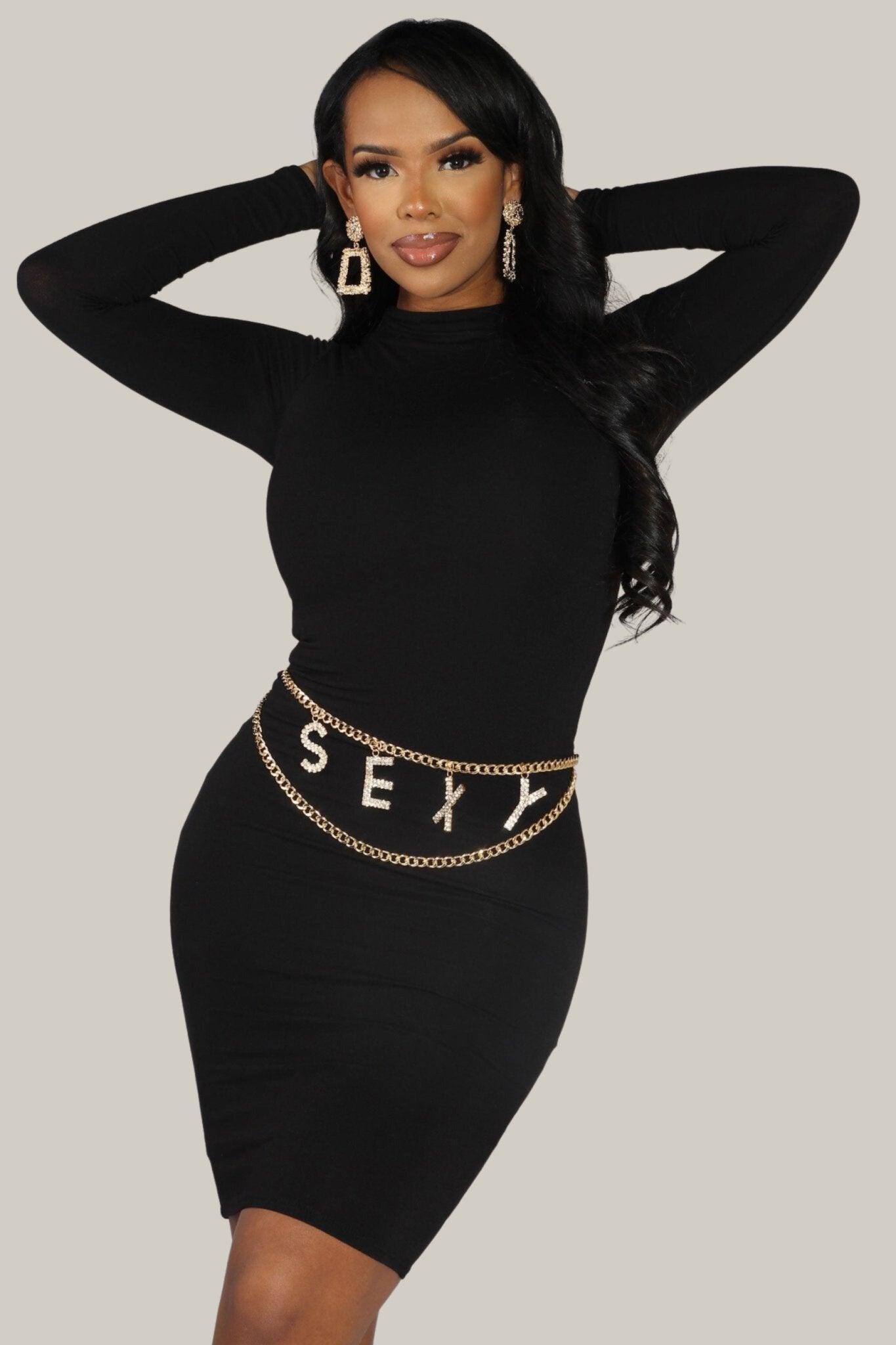 Gloria Classy Staple Double Lined Dress - MY SEXY STYLES