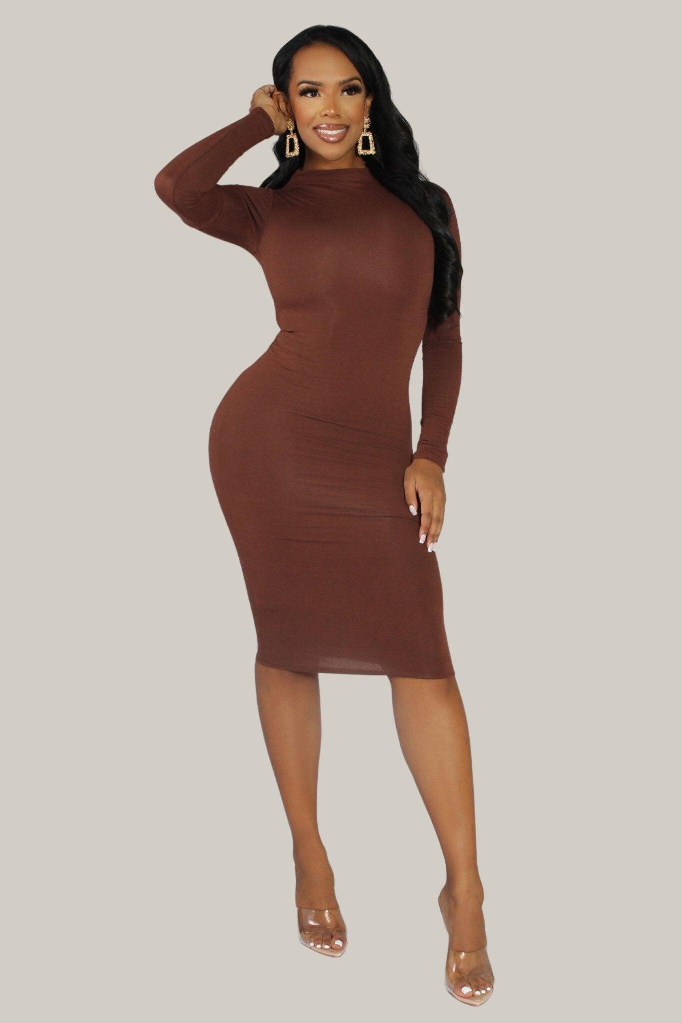 Gloria Classy Staple Double Lined Dress - MY SEXY STYLES