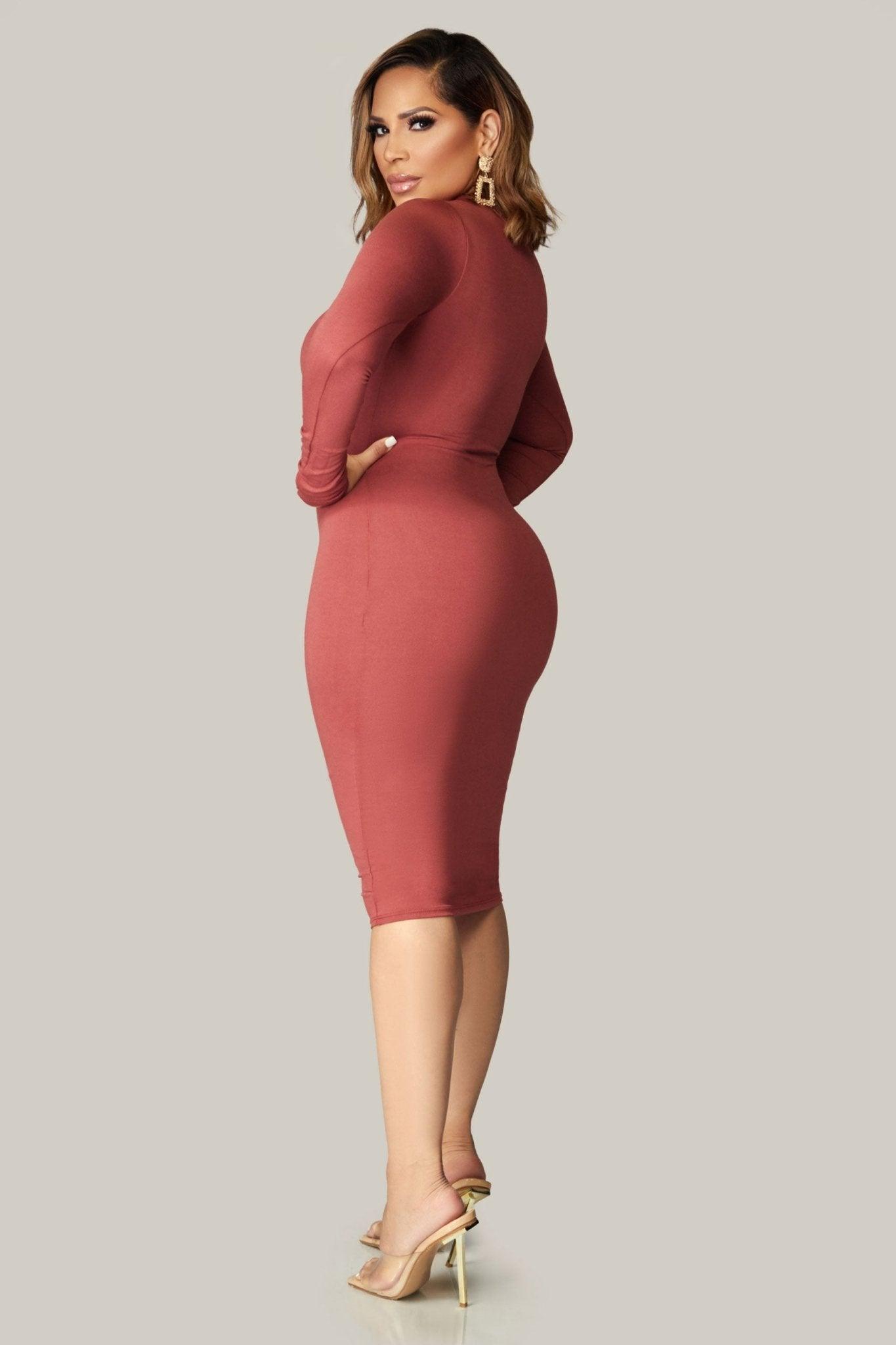 Gloria Classy Staple Double Lined Dress - MY SEXY STYLES