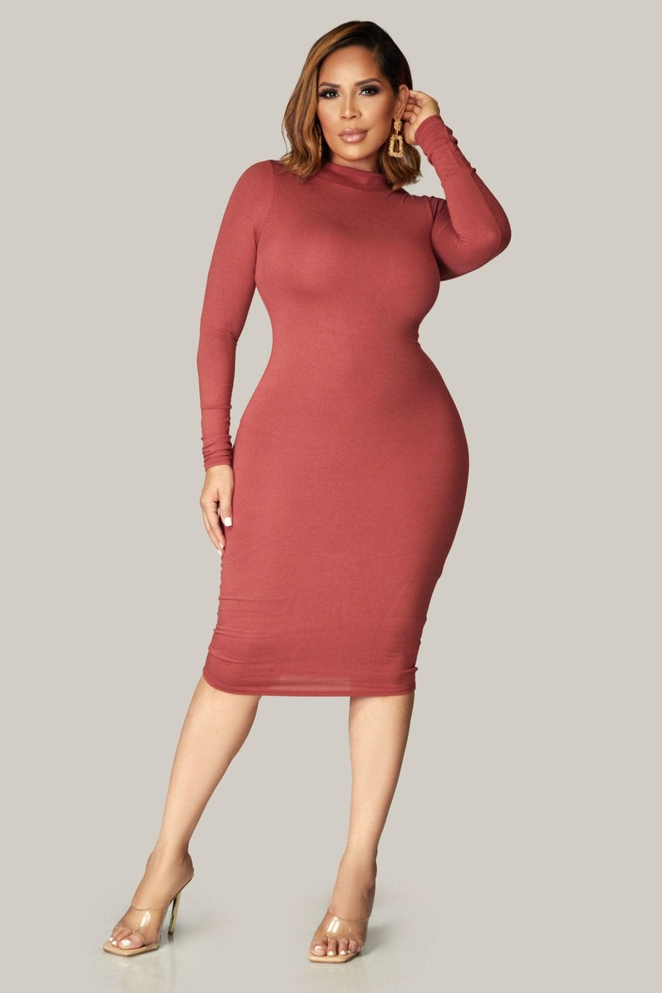 Gloria Classy Staple Double Lined Dress - MY SEXY STYLES