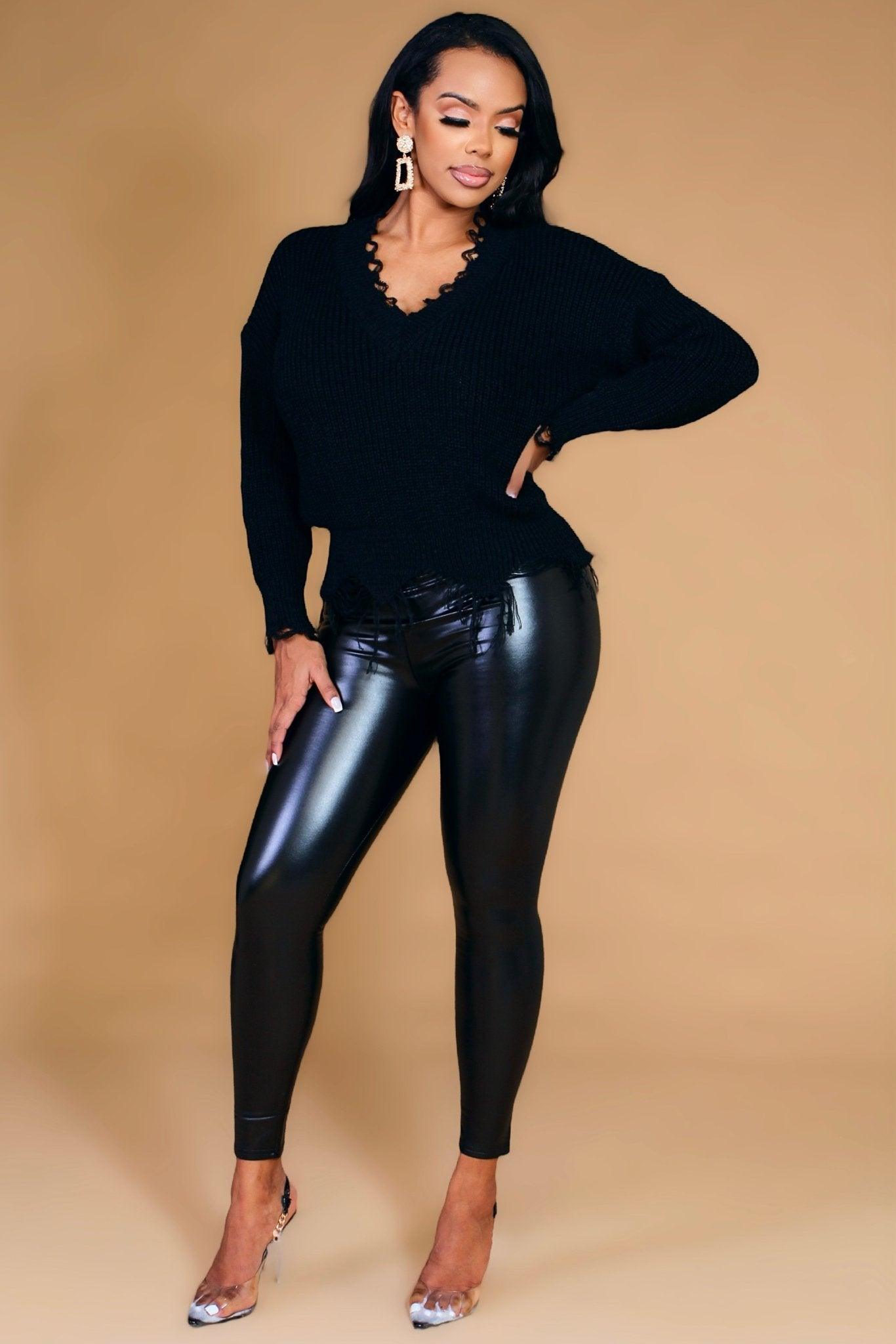 Jazmine V-Neck Light Sweater - MY SEXY STYLES