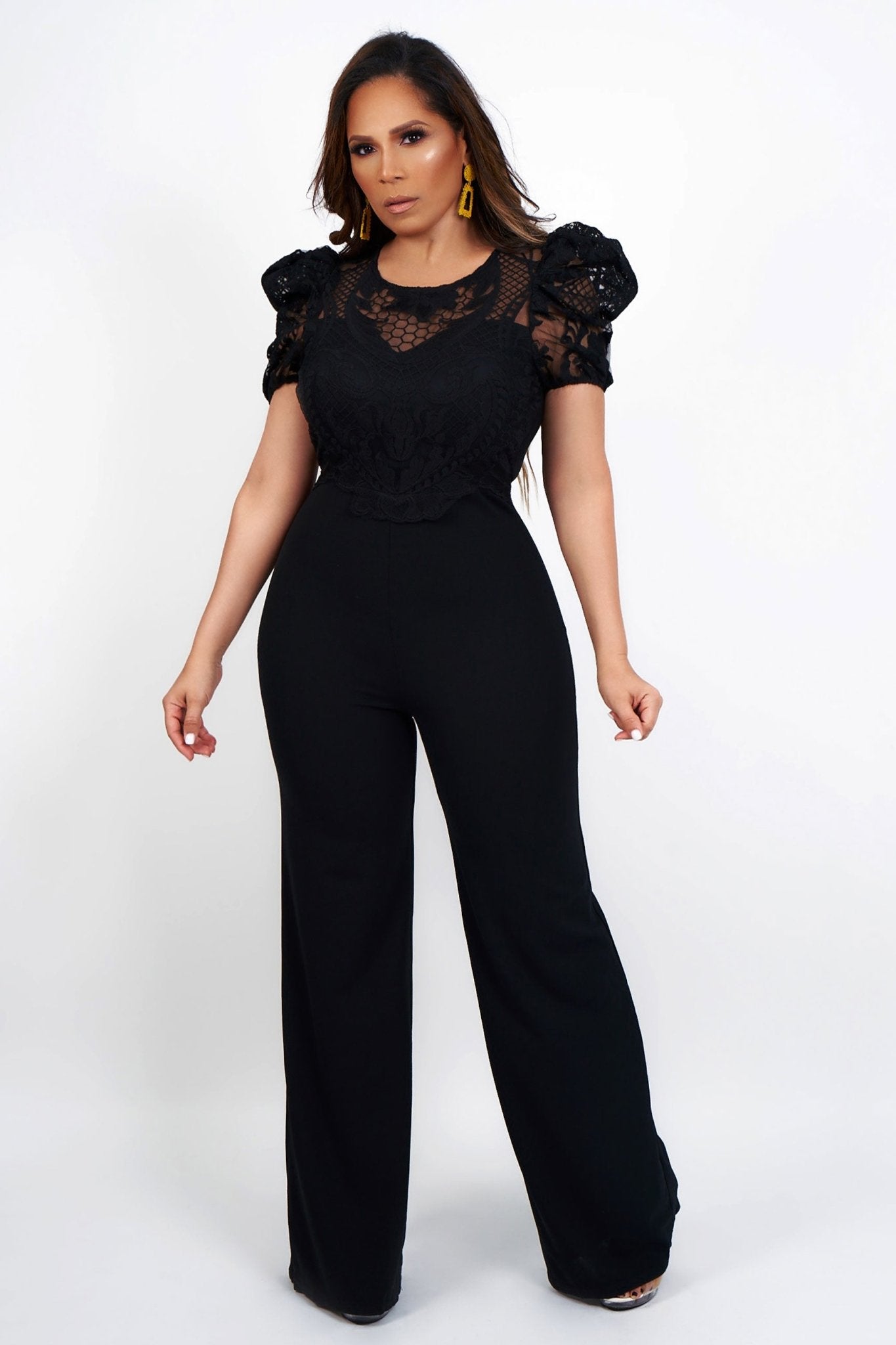 Kadence Lace Top Jumpsuit - MY SEXY STYLES