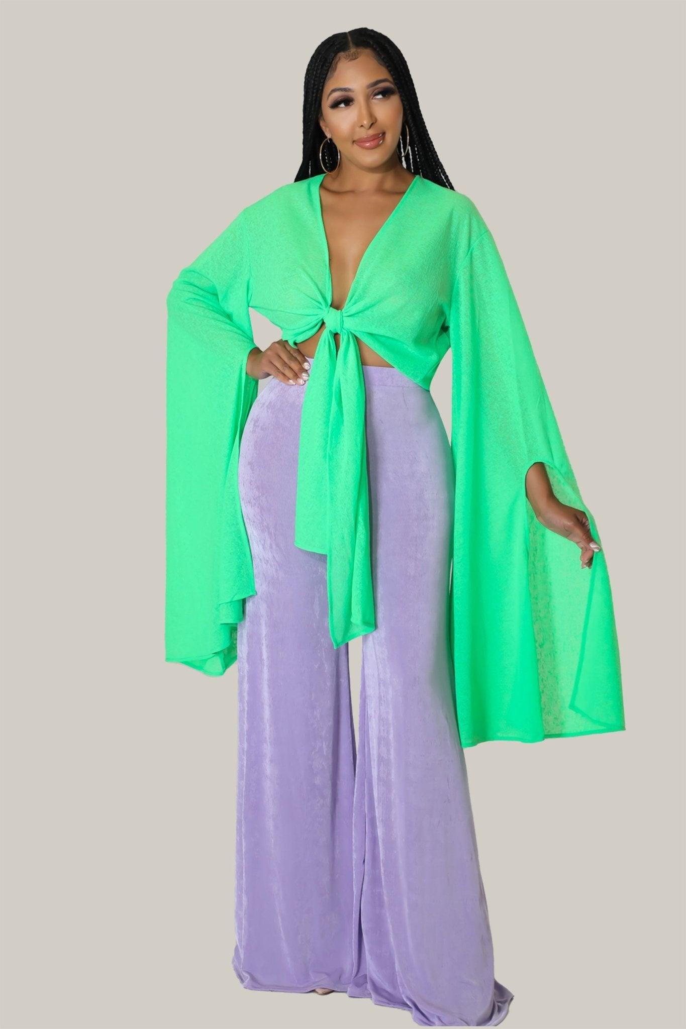 Kathryn Oversized Sleeves Top - MY SEXY STYLES