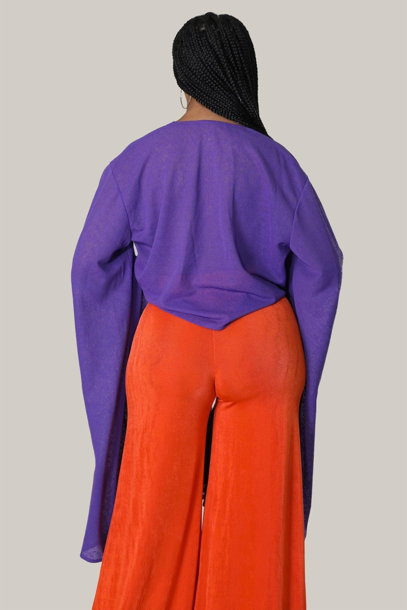 Kathryn Oversized Sleeves Top - MY SEXY STYLES