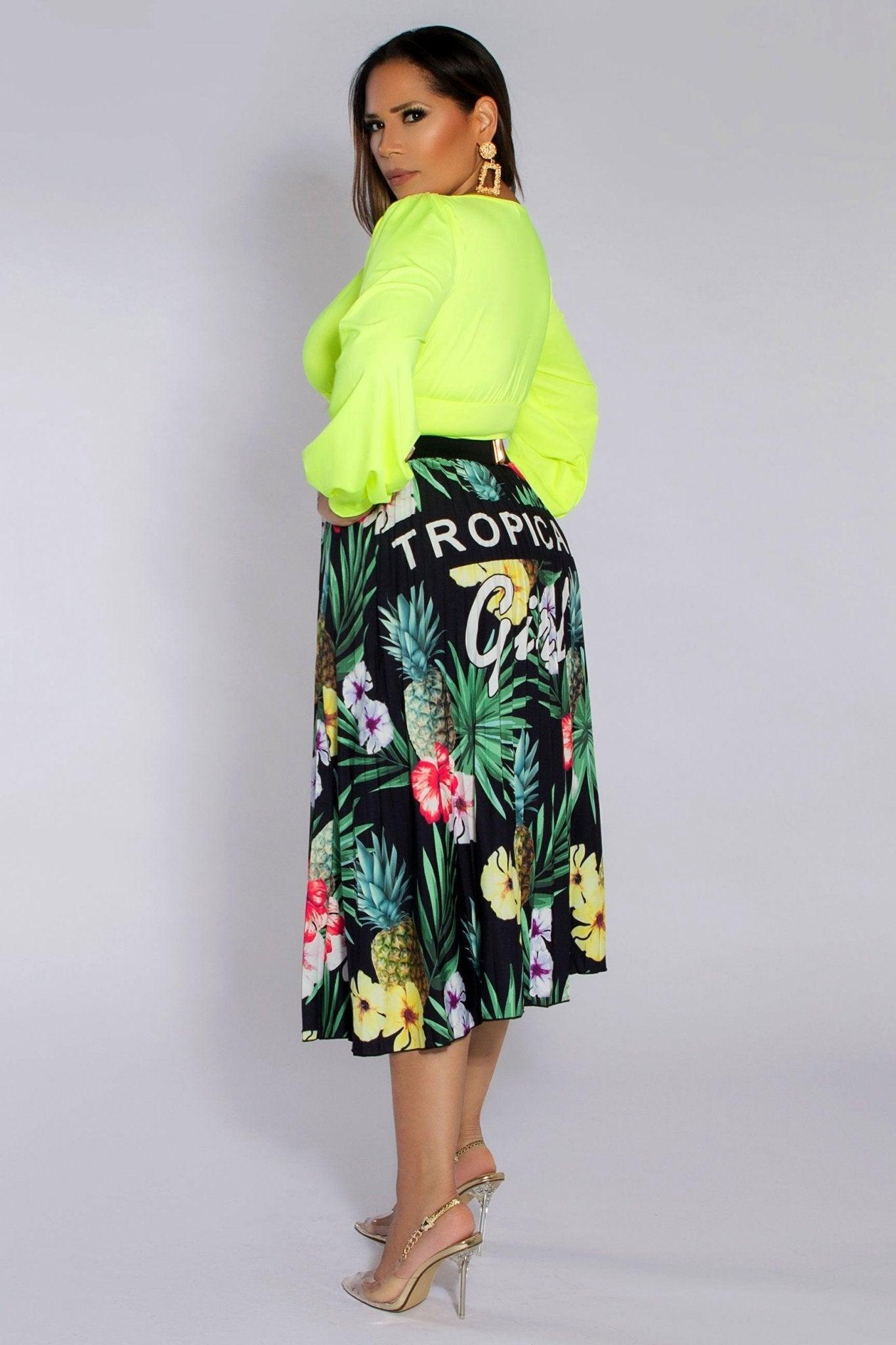 Kehlani ONE SIZE FITS ALL Pleated Skirt - MY SEXY STYLES