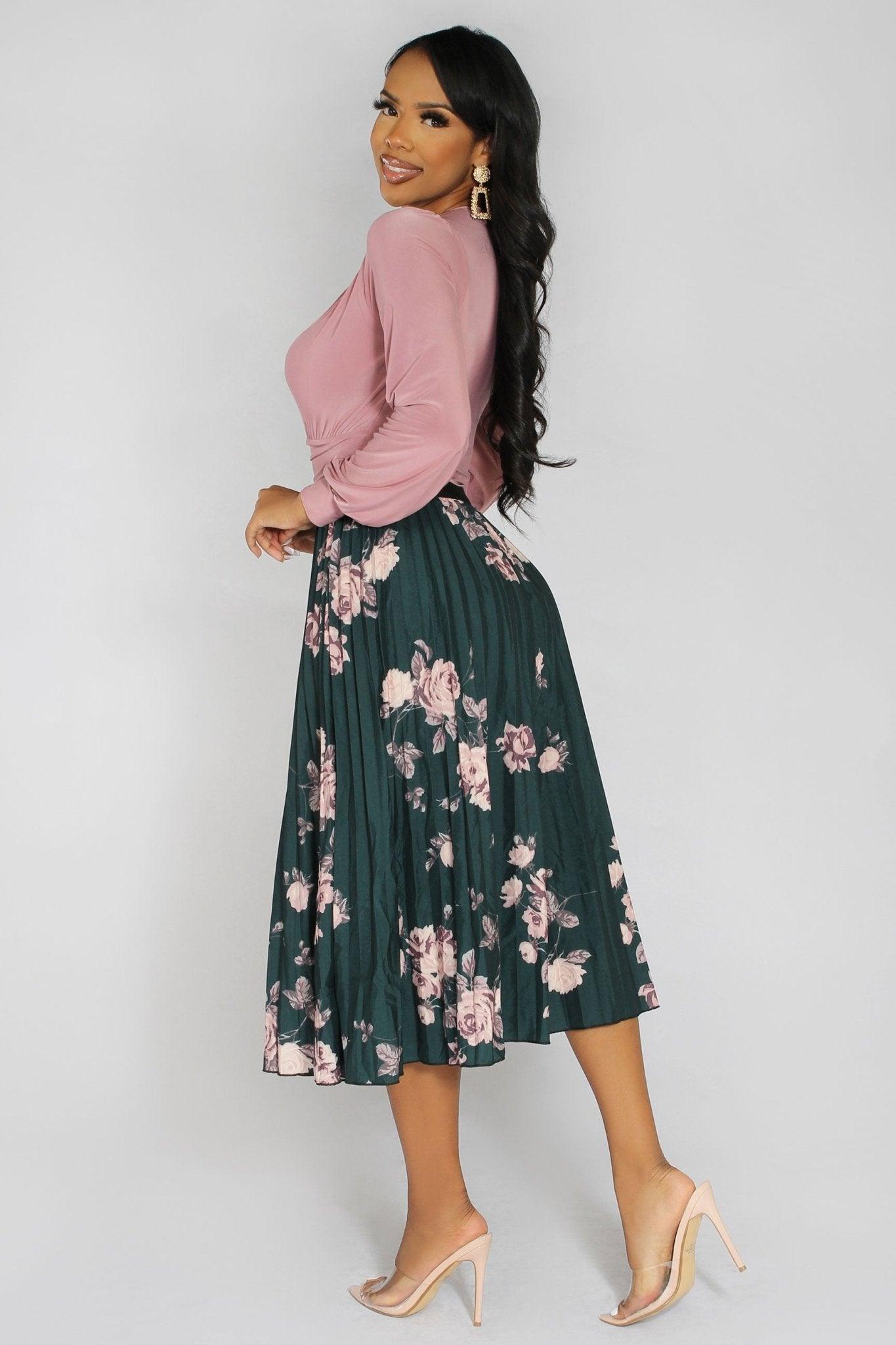 Kehlani ONE SIZE FITS ALL Pleated Skirt - MY SEXY STYLES