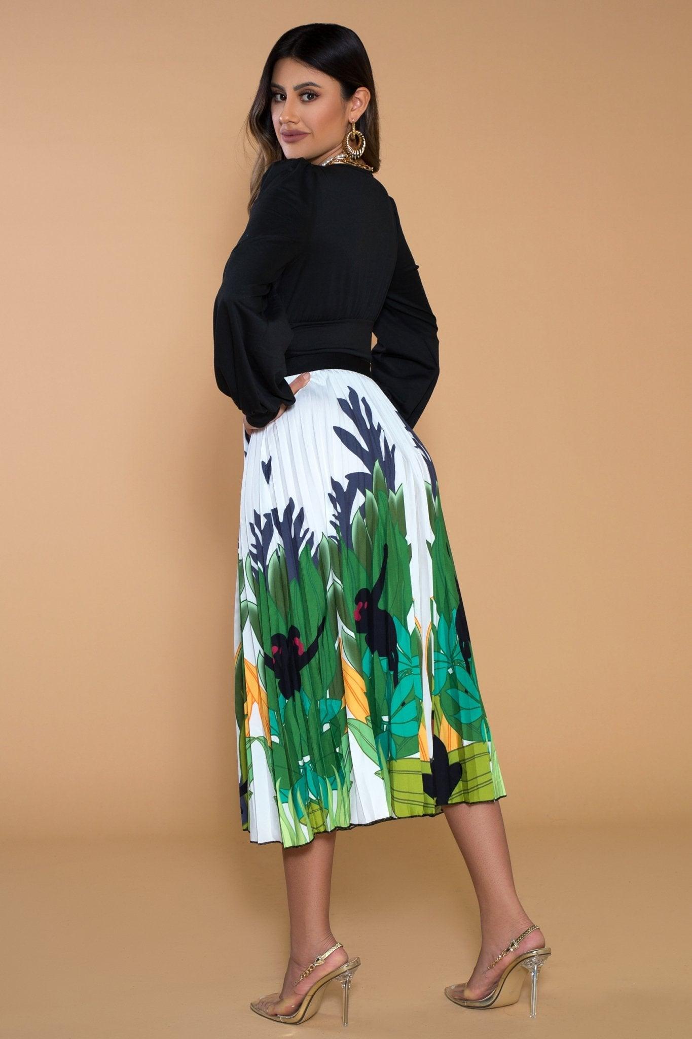 Kehlani ONE SIZE FITS ALL Pleated Skirt - MY SEXY STYLES
